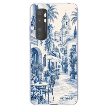 Picasee átlátszó szilikon tok az alábbi mobiltelefonokra Xiaomi Mi Note 10 Lite - Calle Azul