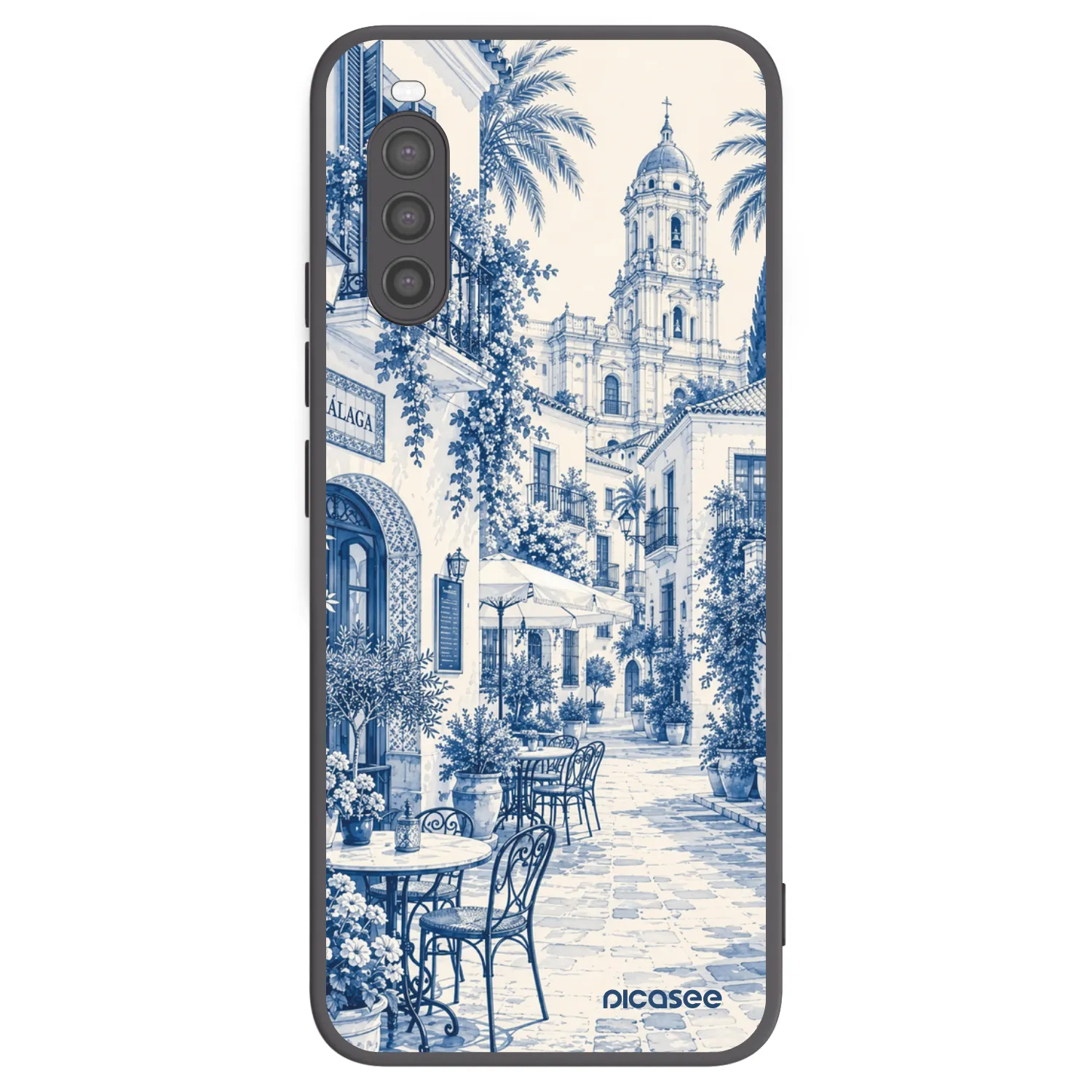 Picasee fekete szilikon tok az alábbi mobiltelefonokra Sony Xperia 10 II - Calle Azul