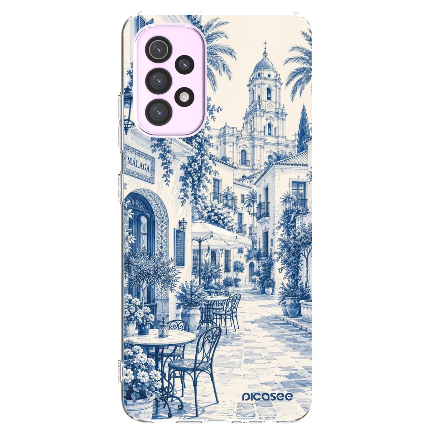 Picasee átlátszó szilikon tok az alábbi mobiltelefonokra Samsung Galaxy A32 5G A326B - Calle Azul