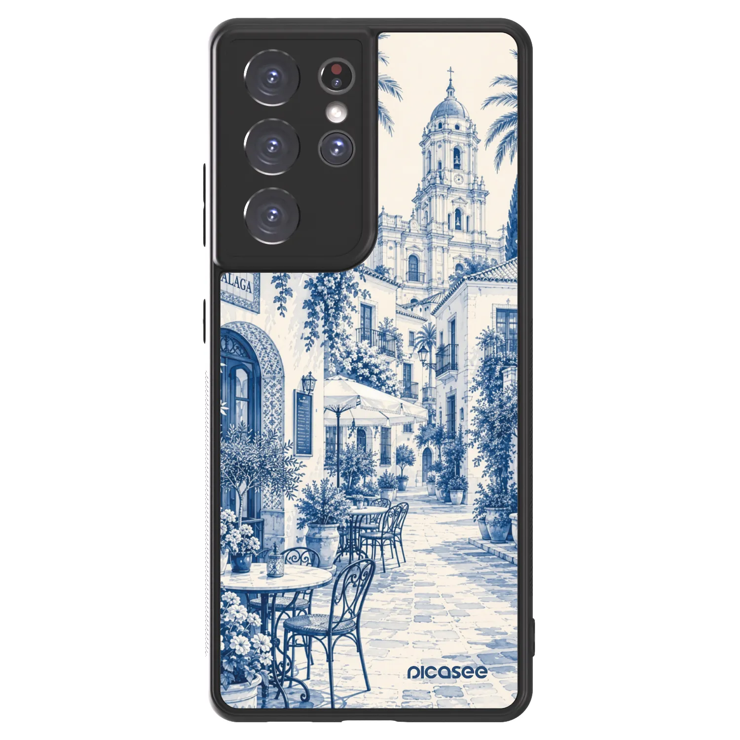 Picasee ULTIMATE CASE Samsung Galaxy S21 Ultra 5G G998B - készülékre - Calle Azul