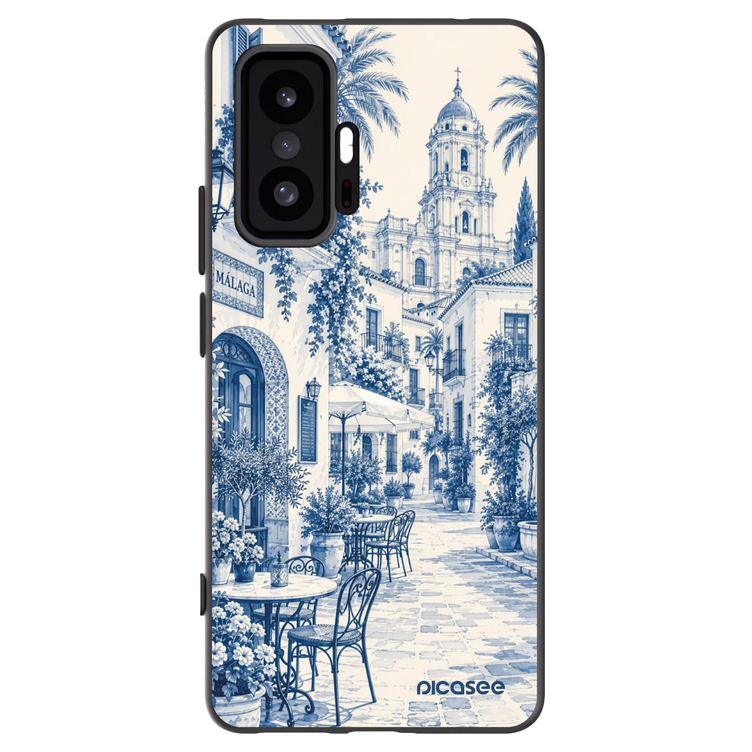 Picasee fekete szilikon tok az alábbi mobiltelefonokra Xiaomi 11T Pro - Calle Azul