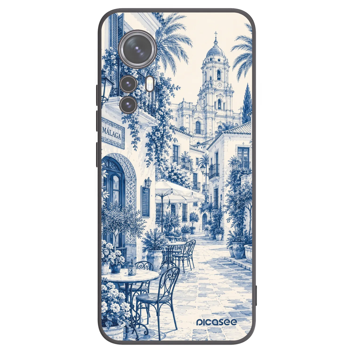 Picasee fekete szilikon tok az alábbi mobiltelefonokra Xiaomi 12 - Calle Azul