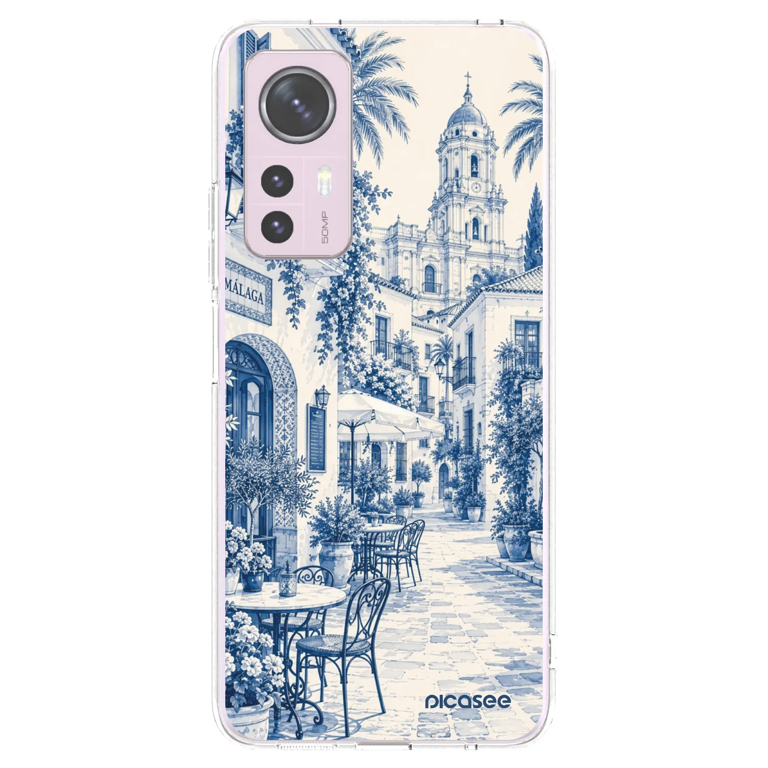 Picasee átlátszó szilikon tok az alábbi mobiltelefonokra Xiaomi 12 - Calle Azul