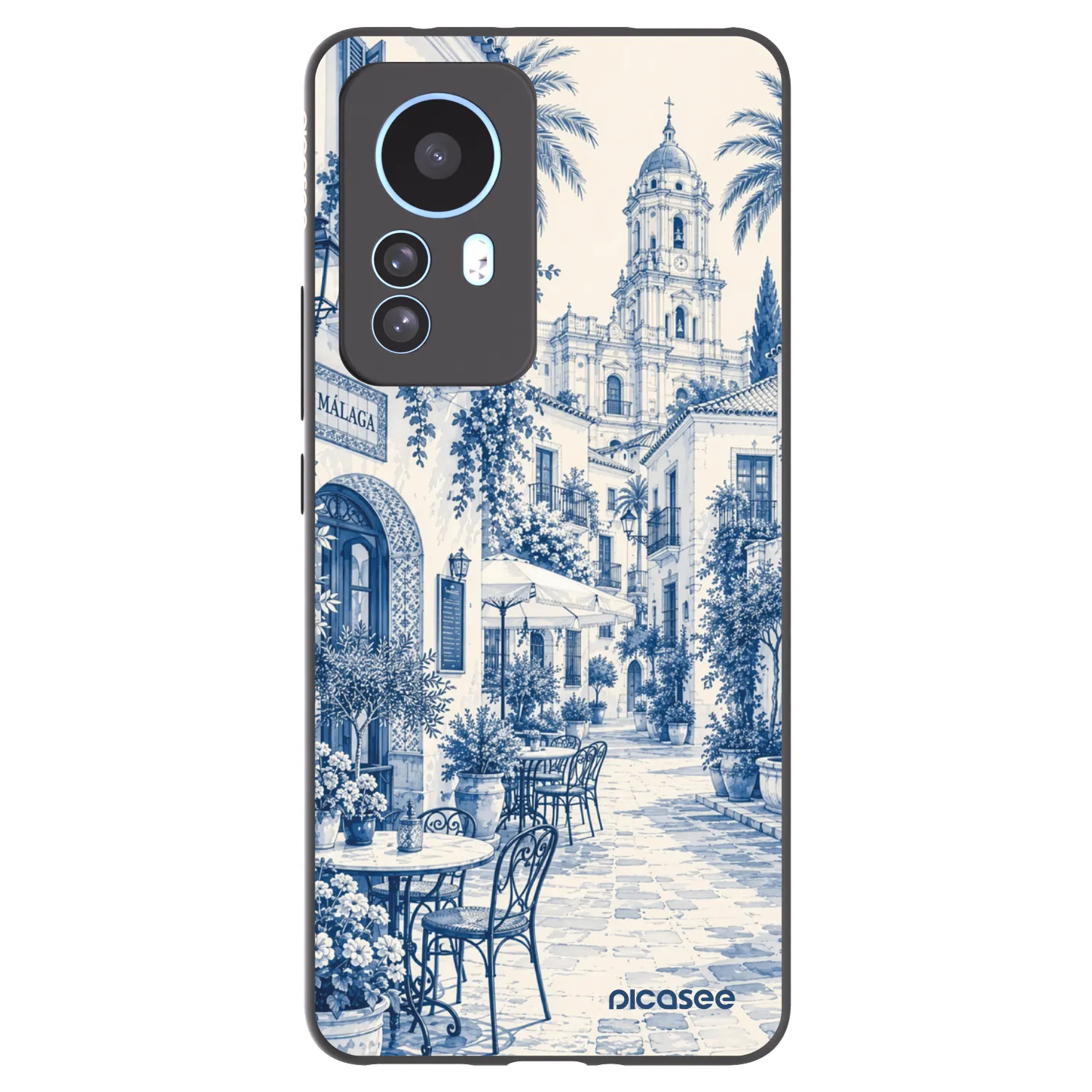 Picasee fekete szilikon tok az alábbi mobiltelefonokra Xiaomi 12T Pro - Calle Azul