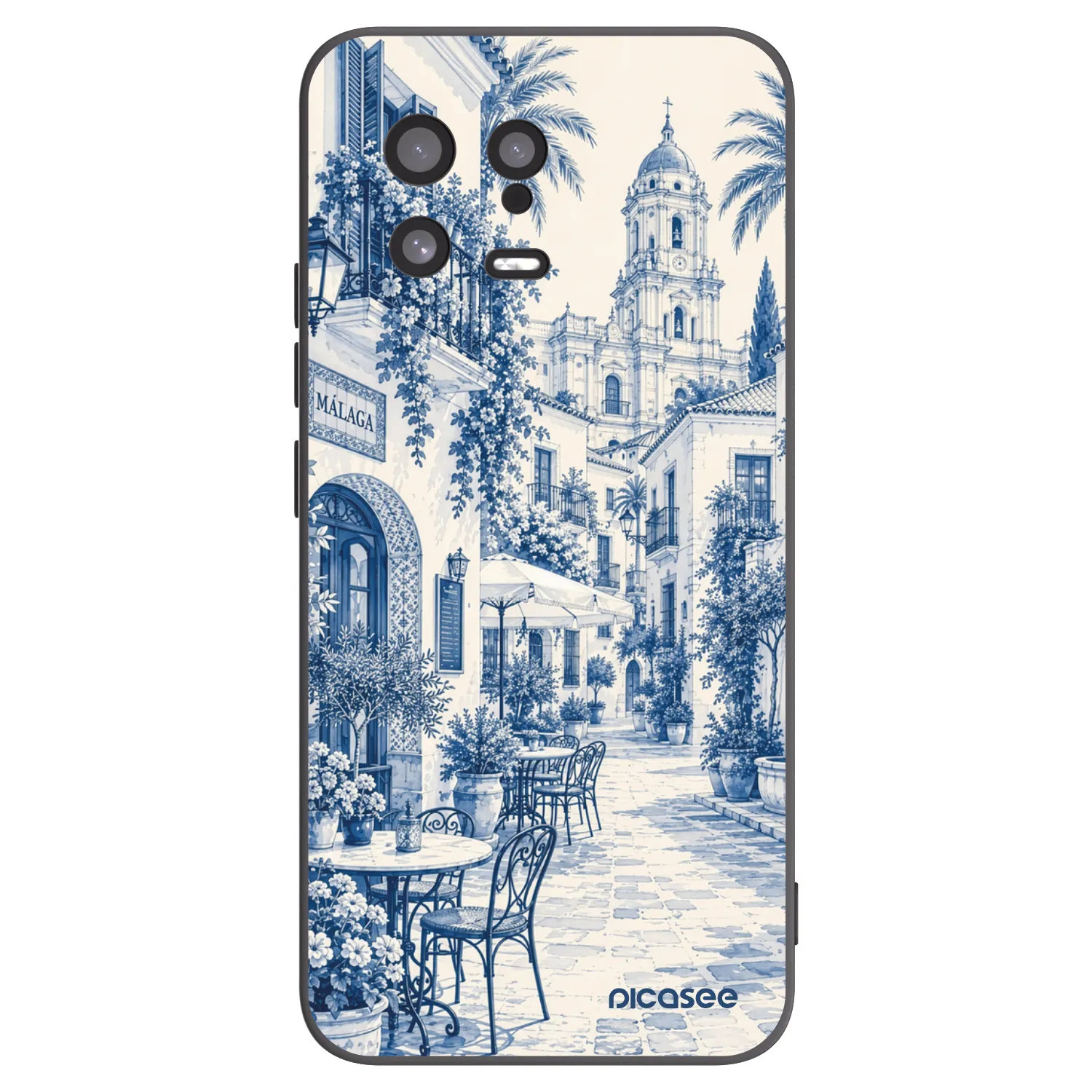 Picasee fekete szilikon tok az alábbi mobiltelefonokra Xiaomi 13 - Calle Azul