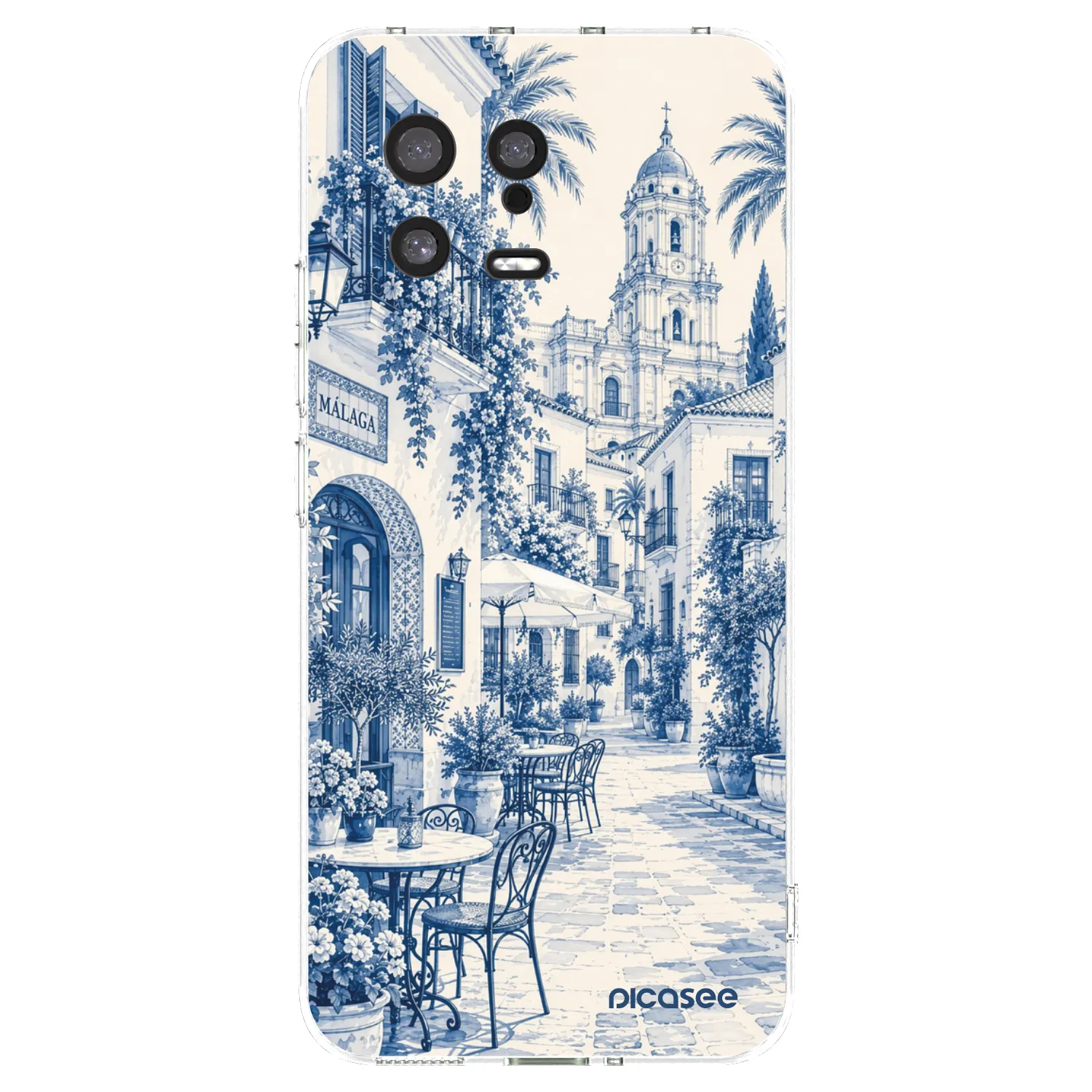 Picasee átlátszó szilikon tok az alábbi mobiltelefonokra Xiaomi 13 - Calle Azul