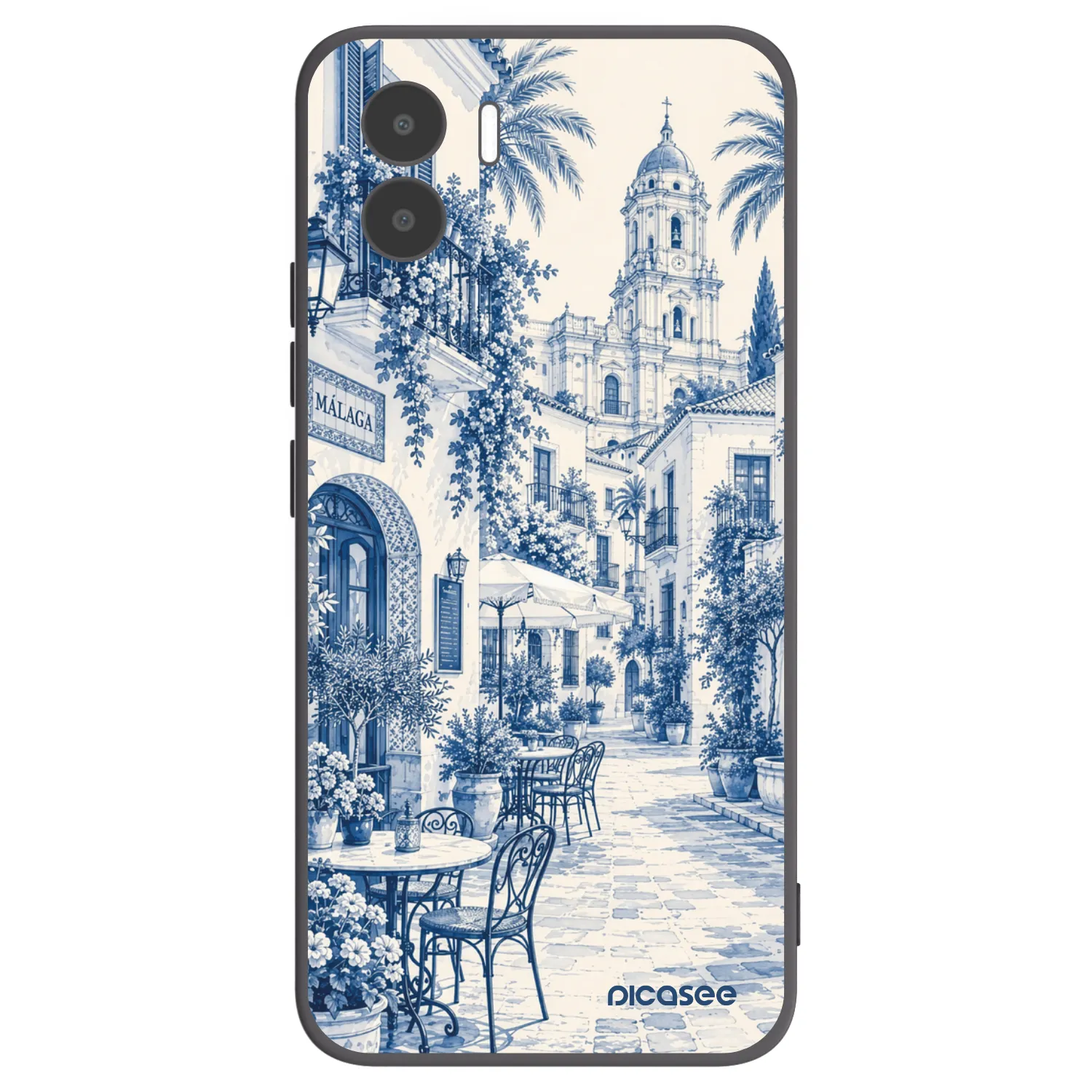 Picasee fekete szilikon tok az alábbi mobiltelefonokra Xiaomi Redmi A2 - Calle Azul