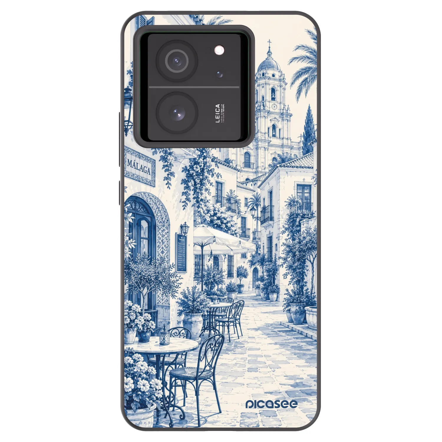 Picasee fekete szilikon tok az alábbi mobiltelefonokra Xiaomi 13T Pro - Calle Azul