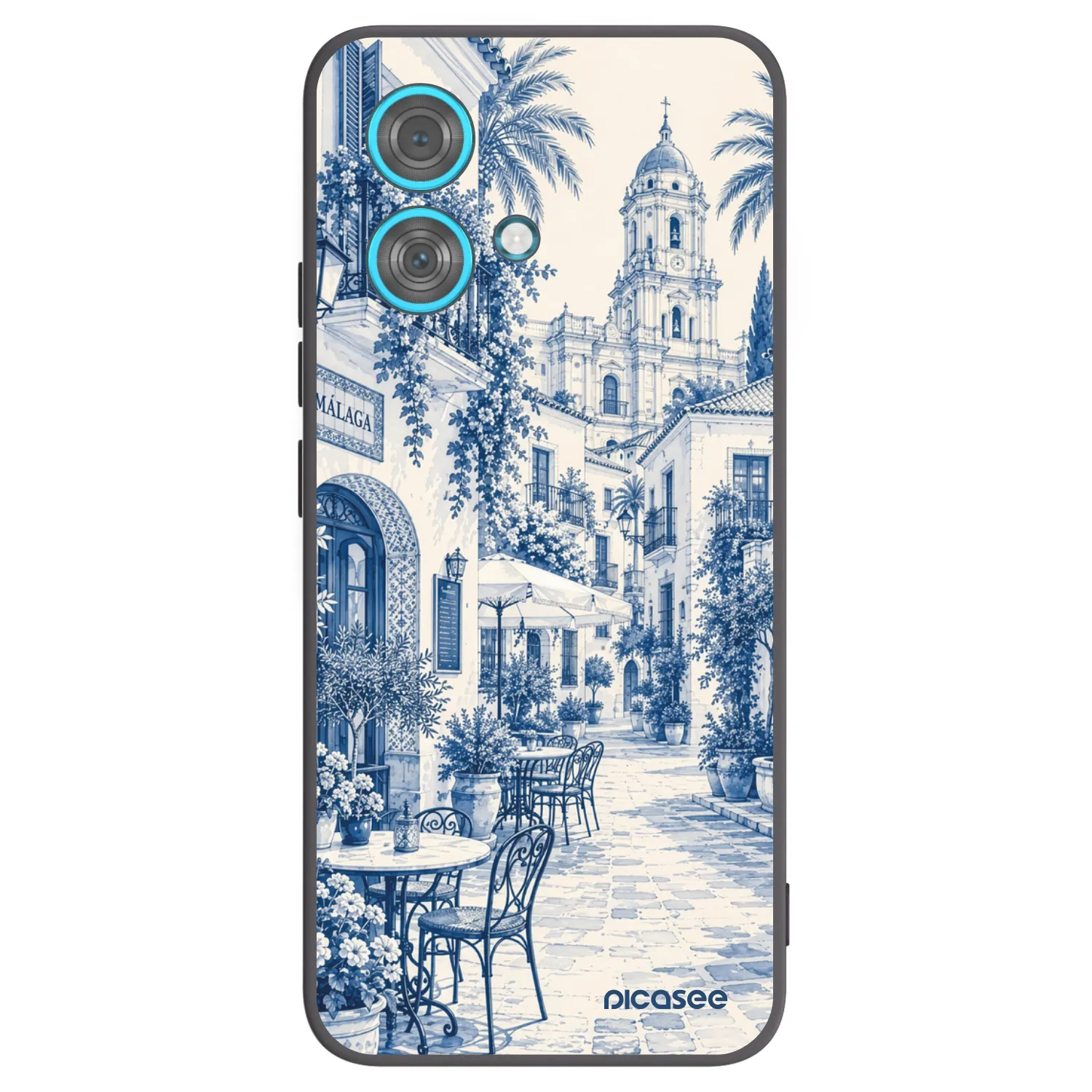 Picasee fekete szilikon tok az alábbi mobiltelefonokra Motorola Edge 40 Neo - Calle Azul