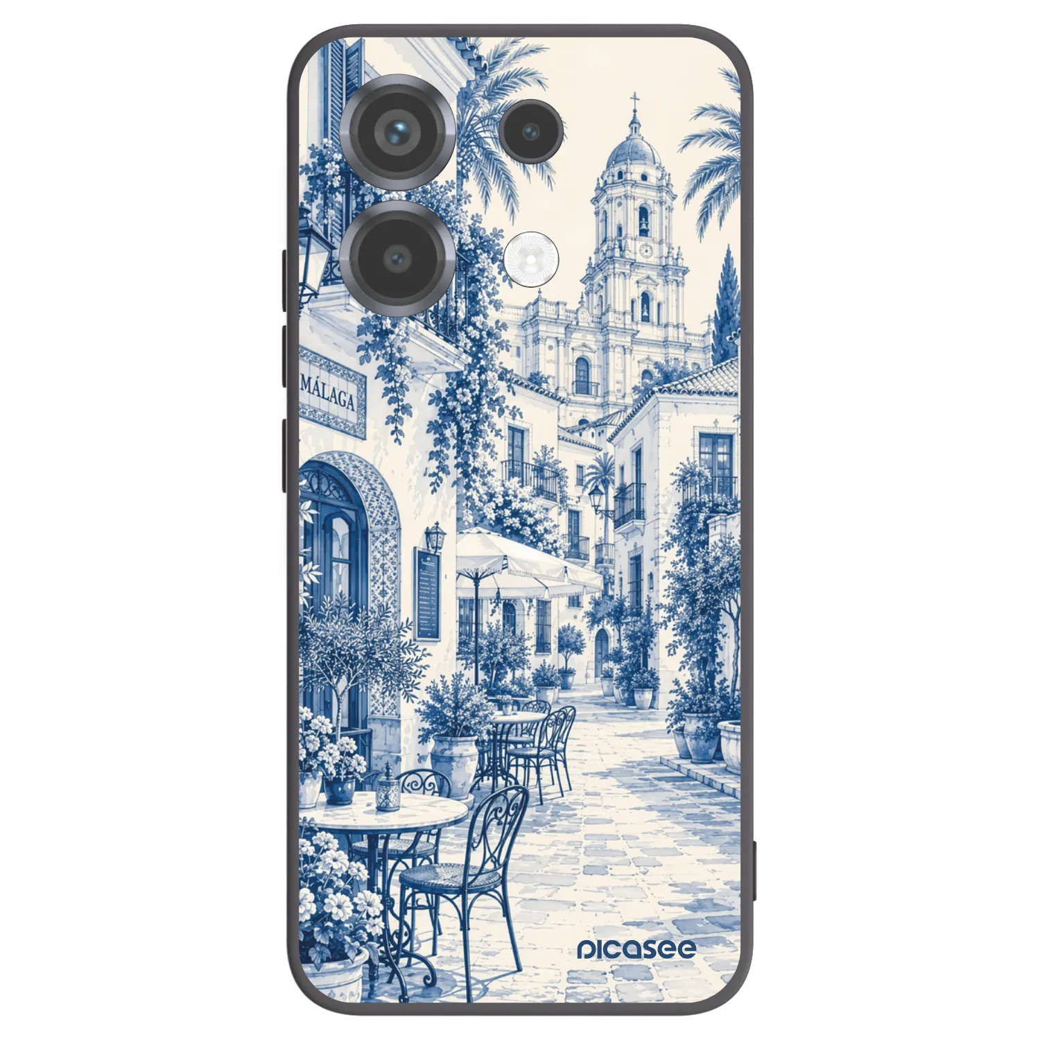 Picasee fekete szilikon tok az alábbi mobiltelefonokra Xiaomi Poco X6 - Calle Azul