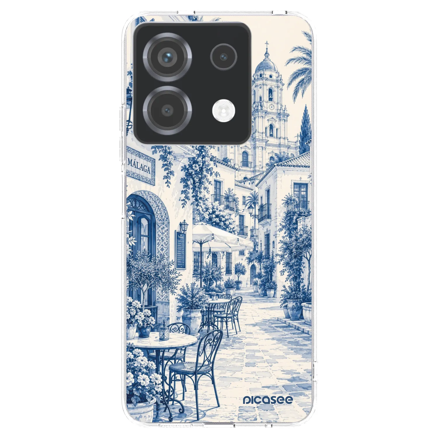 Picasee átlátszó szilikon tok az alábbi mobiltelefonokra Xiaomi Poco X6 - Calle Azul