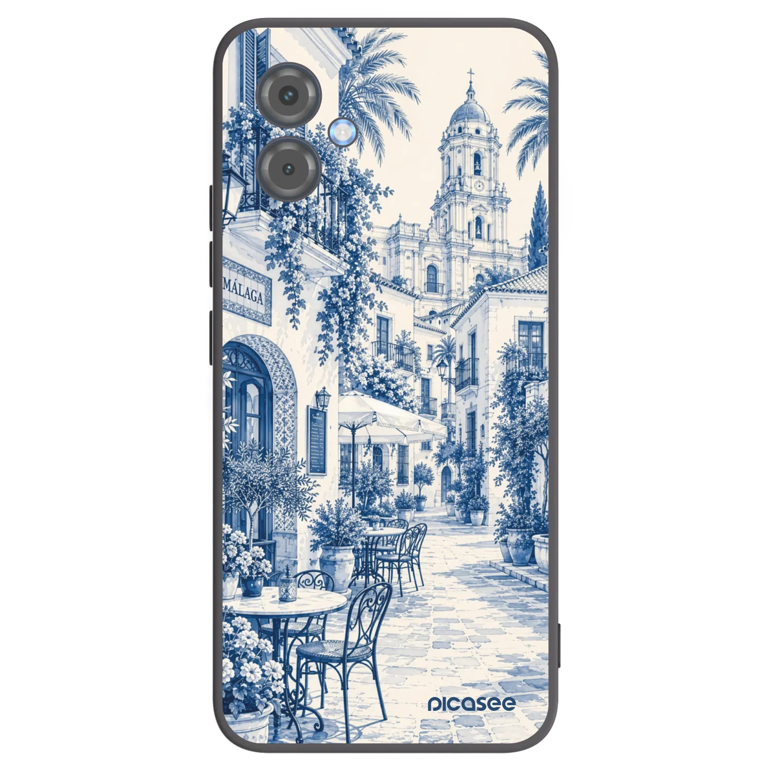 Picasee fekete szilikon tok az alábbi mobiltelefonokra Motorola Moto G14 - Calle Azul