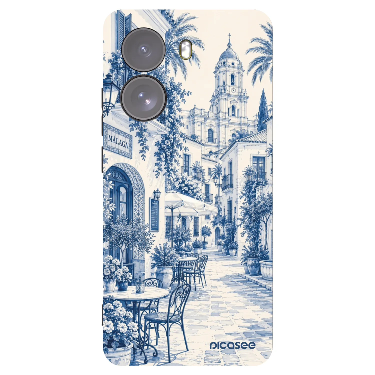 Picasee fekete szilikon tok az alábbi mobiltelefonokra Xiaomi Poco X7 - Calle Azul