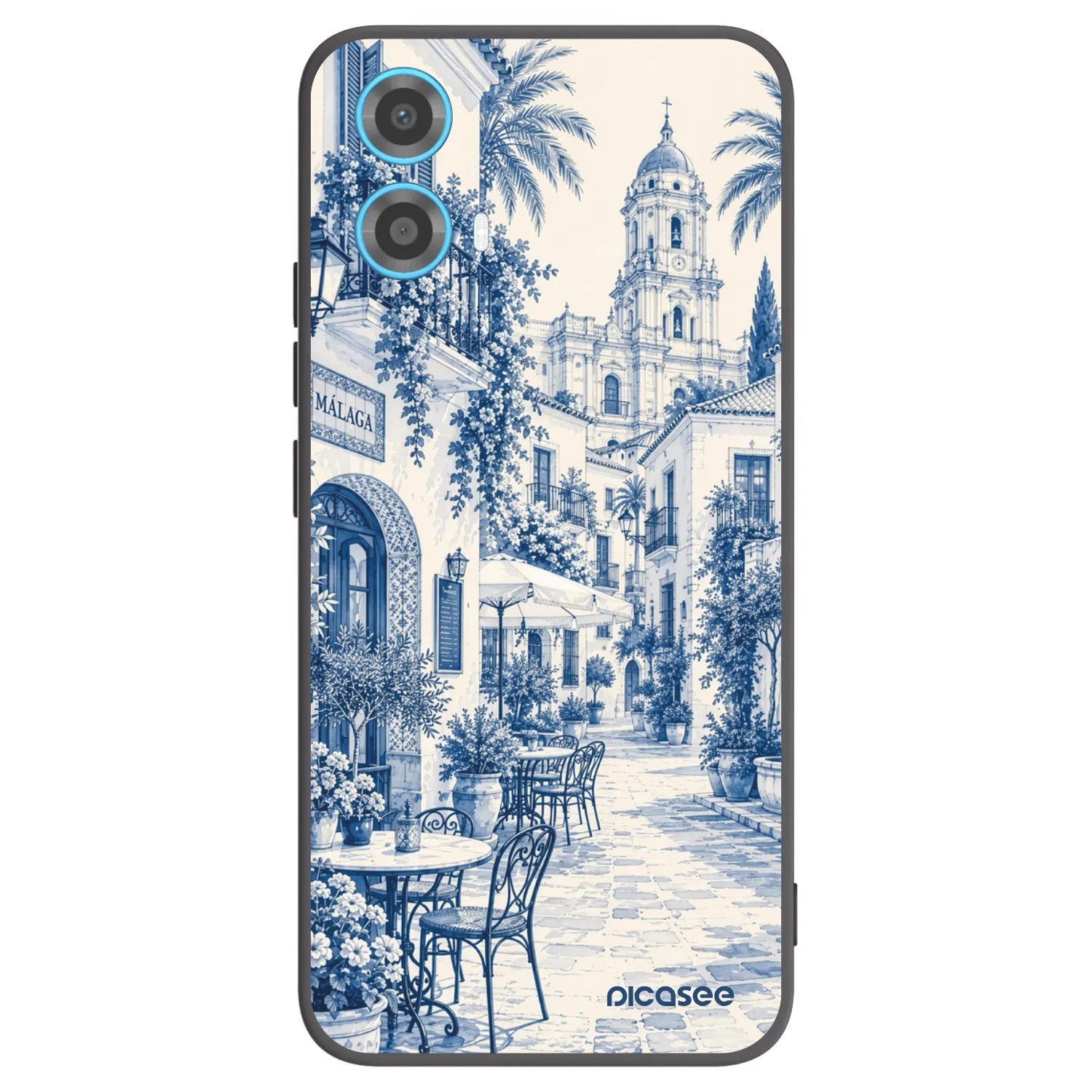 Picasee fekete szilikon tok az alábbi mobiltelefonokra Motorola Moto G34 5G - Calle Azul