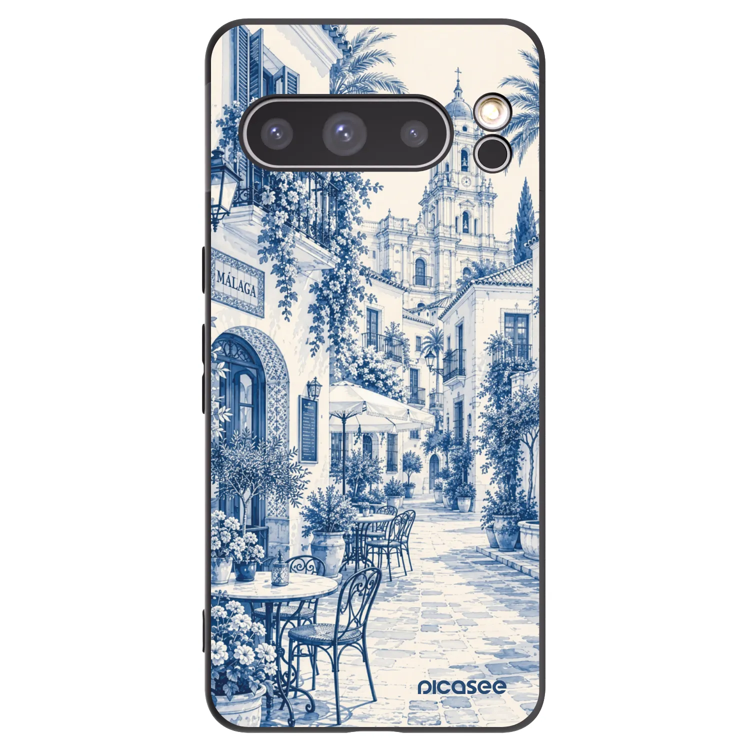 Picasee fekete szilikon tok az alábbi mobiltelefonokra Google Pixel 8 Pro - Calle Azul