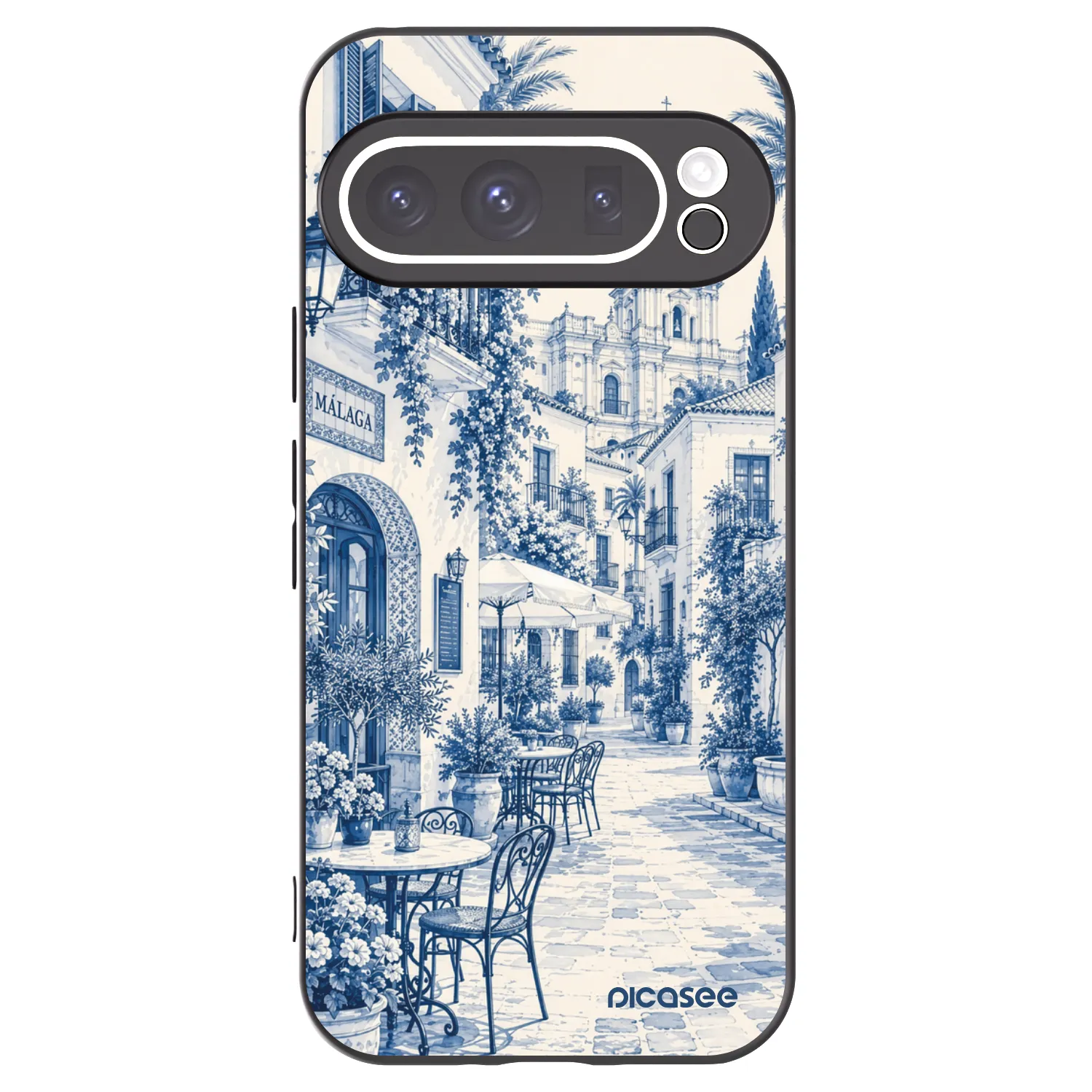 Picasee fekete szilikon tok az alábbi mobiltelefonokra Google Pixel 9 Pro - Calle Azul