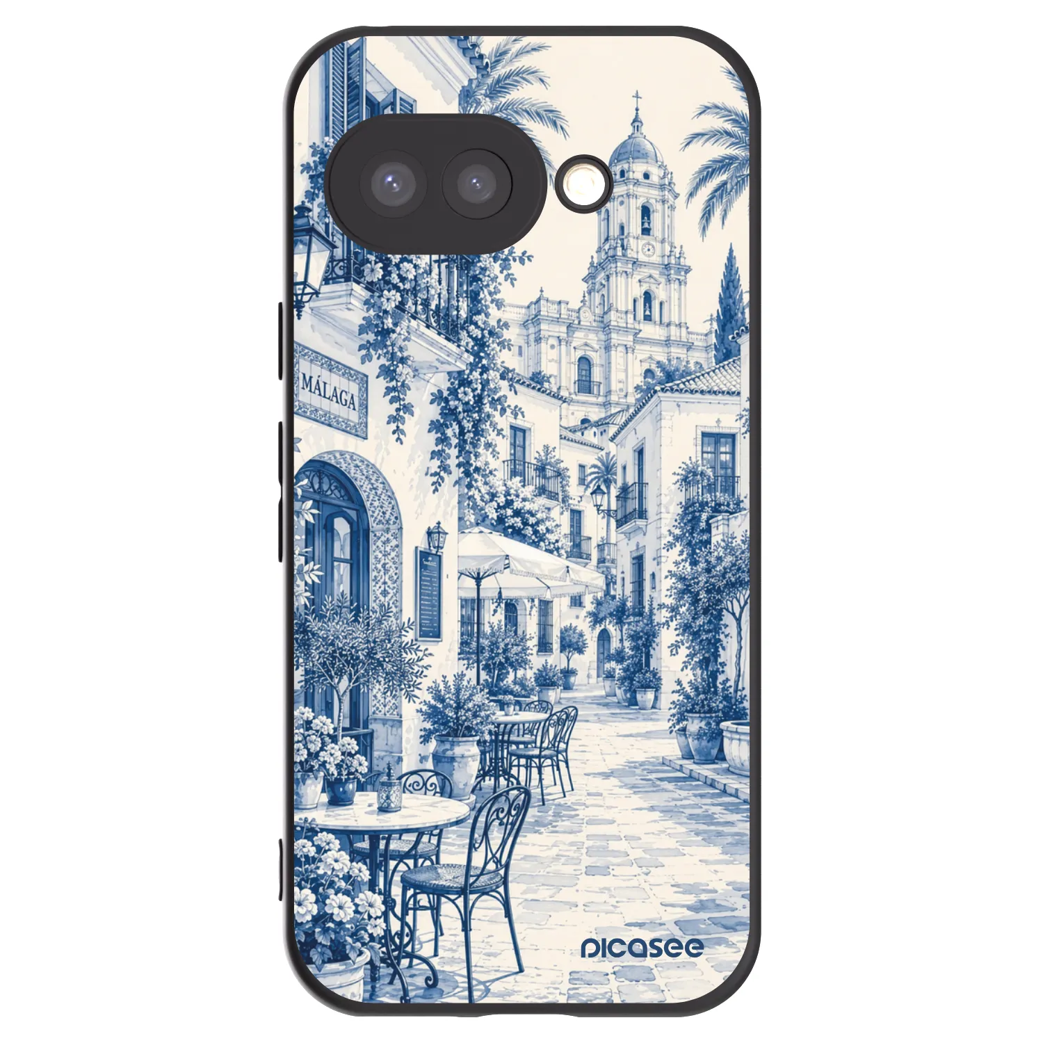 Picasee fekete szilikon tok az alábbi mobiltelefonokra Google Pixel 9a - Calle Azul