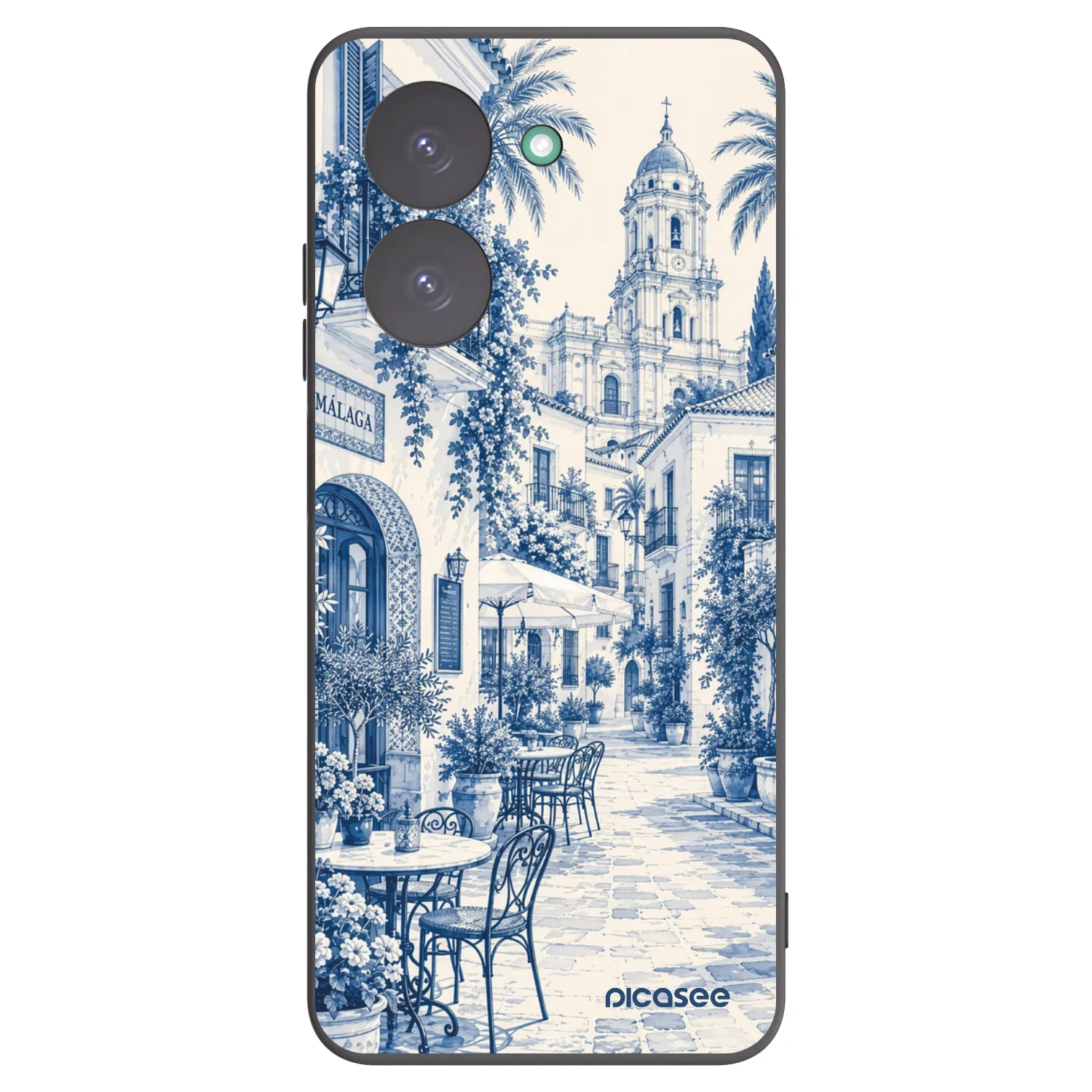 Picasee fekete szilikon tok az alábbi mobiltelefonokra Xiaomi Redmi A5 - Calle Azul