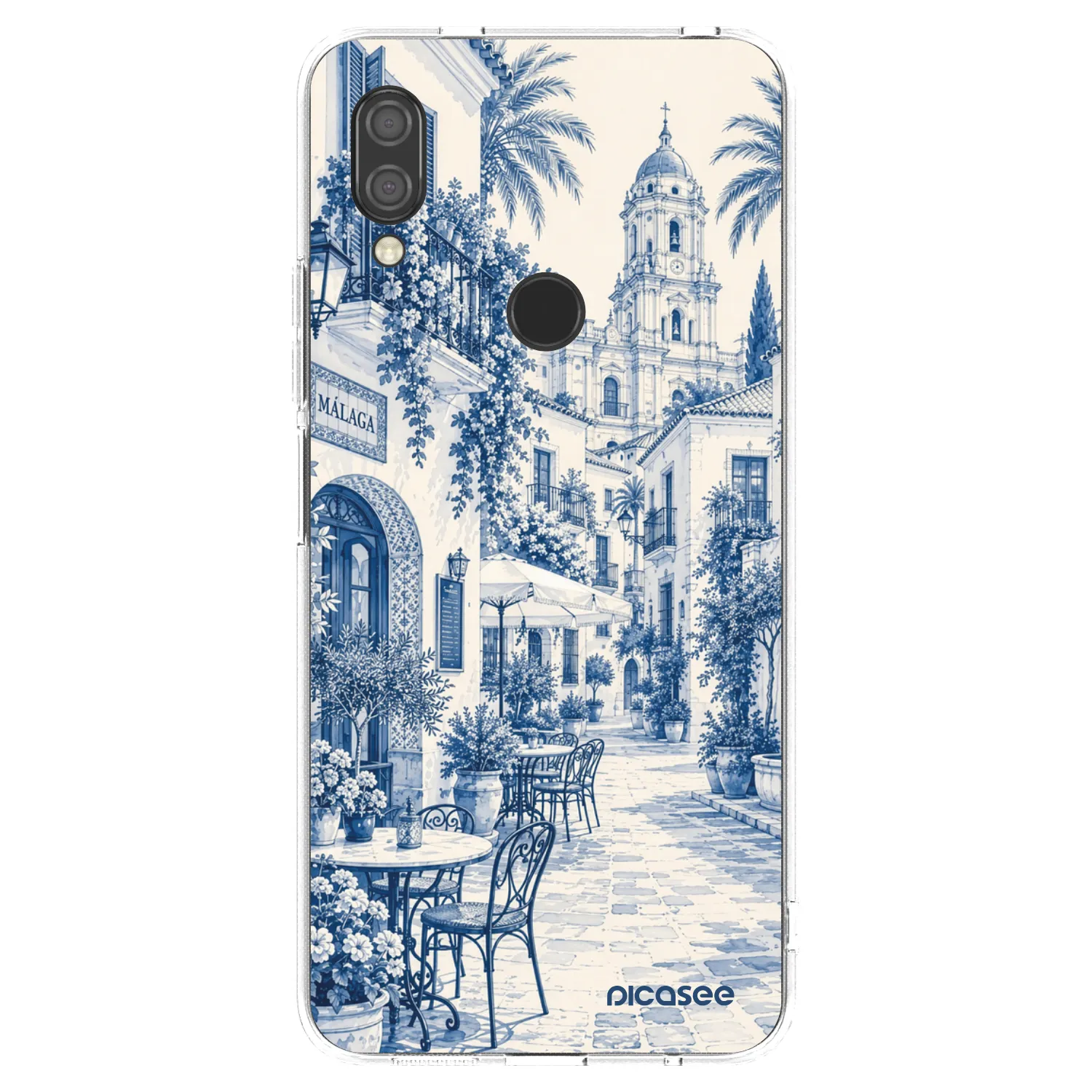 Picasee átlátszó szilikon tok az alábbi mobiltelefonokra Xiaomi Redmi 7 - Calle Azul