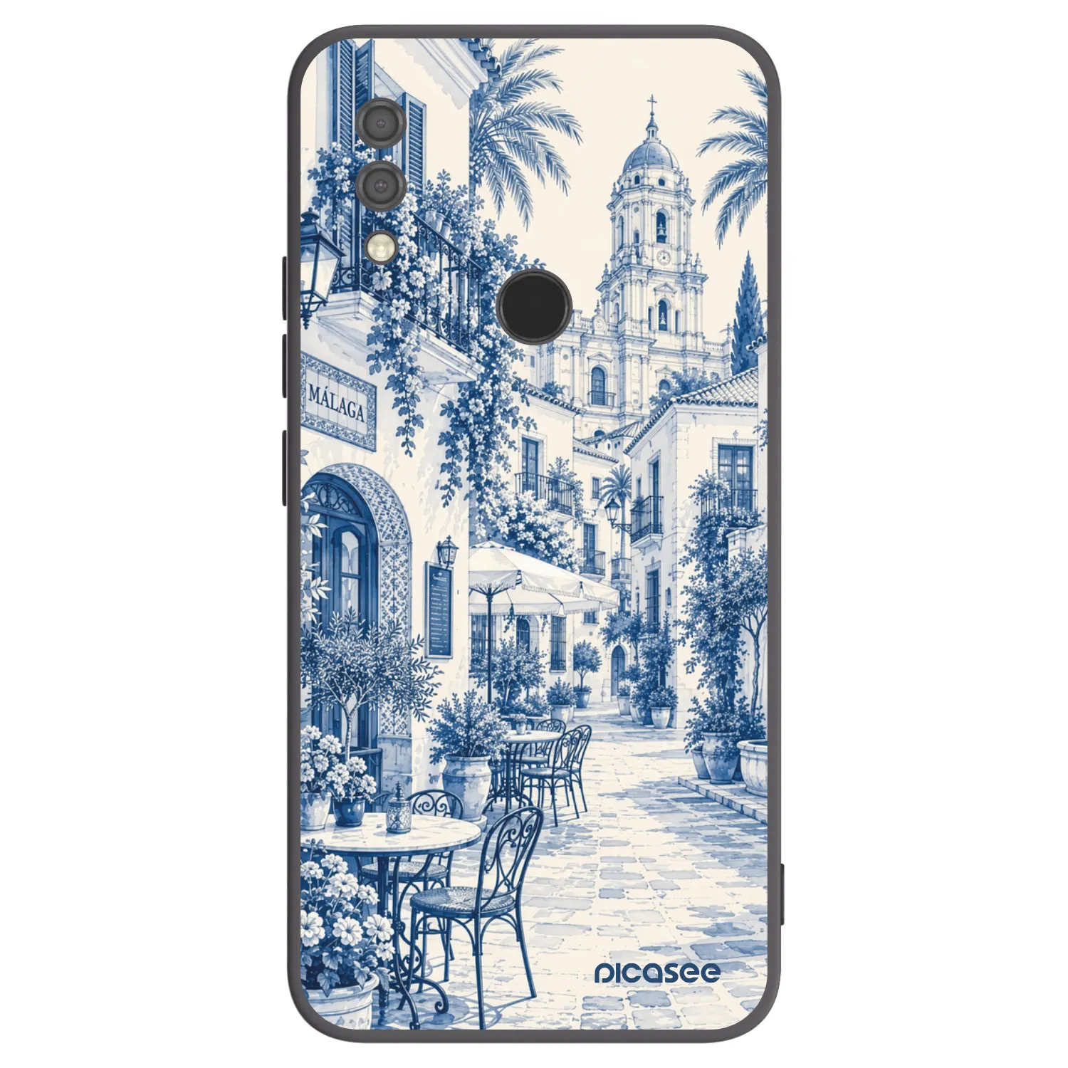 Picasee fekete szilikon tok az alábbi mobiltelefonokra Xiaomi Redmi 7 - Calle Azul