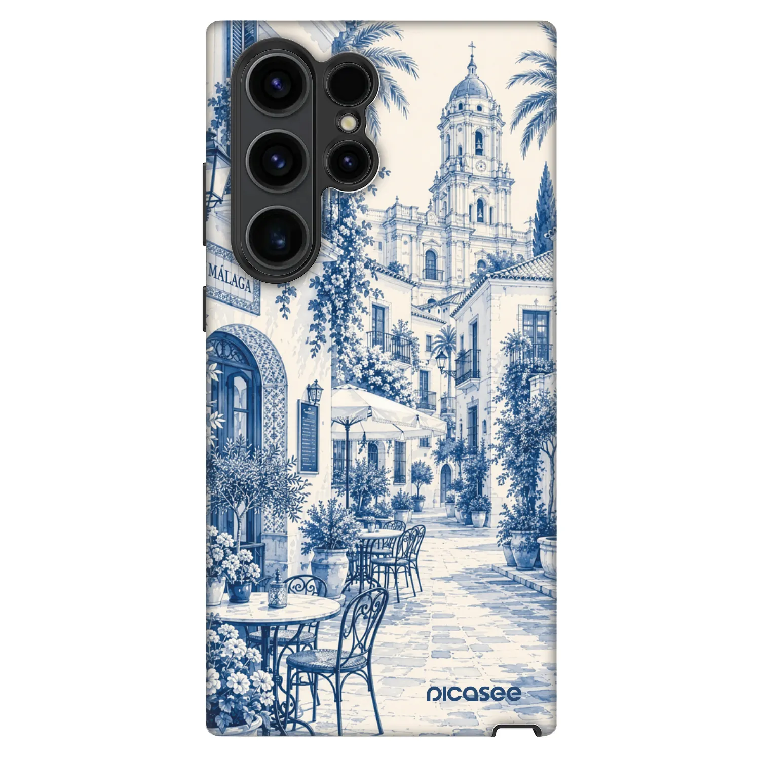 Picasee Fashion Case Samsung Galaxy S22 Ultra 5G - Calle Azul