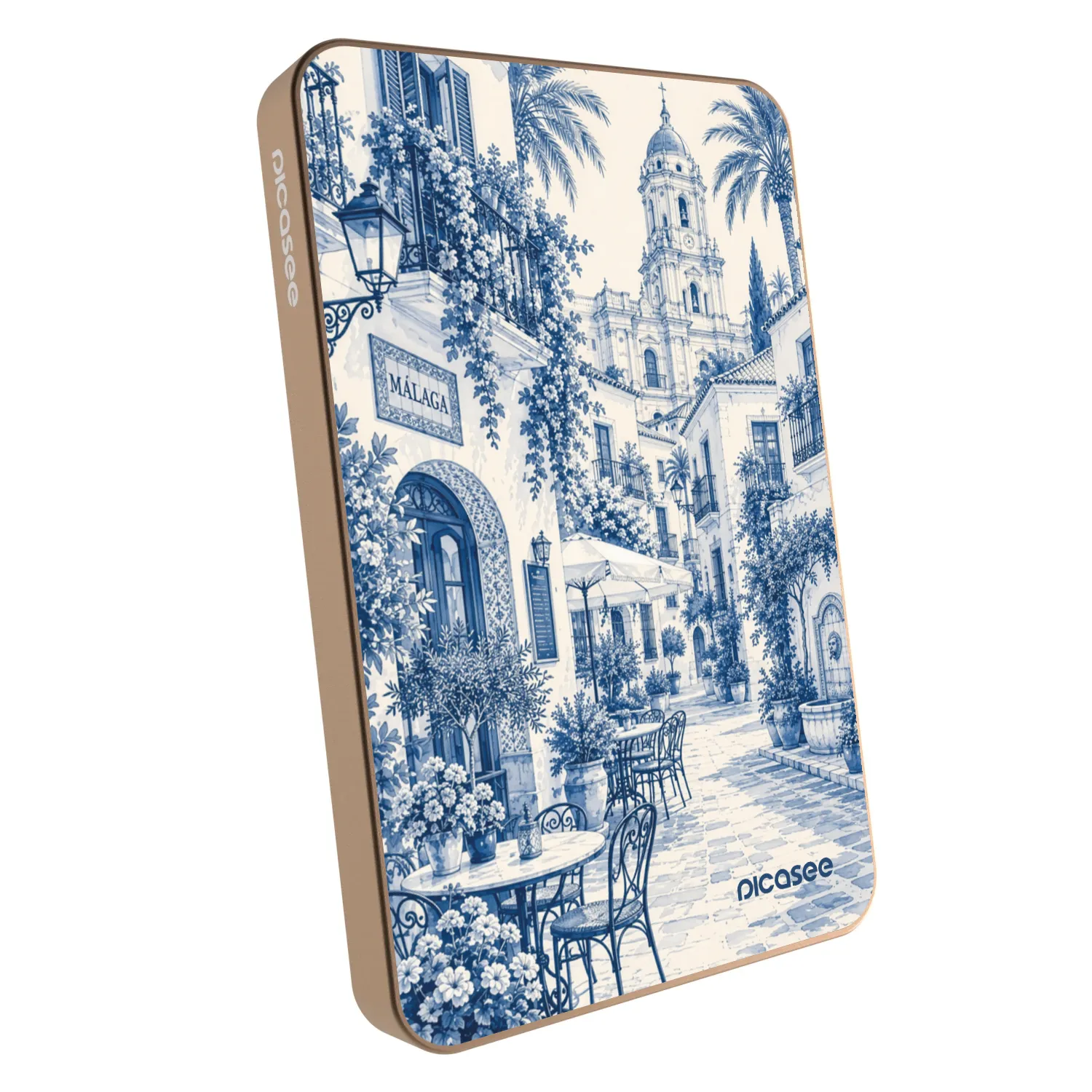 Picasee Powerbank MagSafe 5 000 mAh Aranysárga - Calle Azul