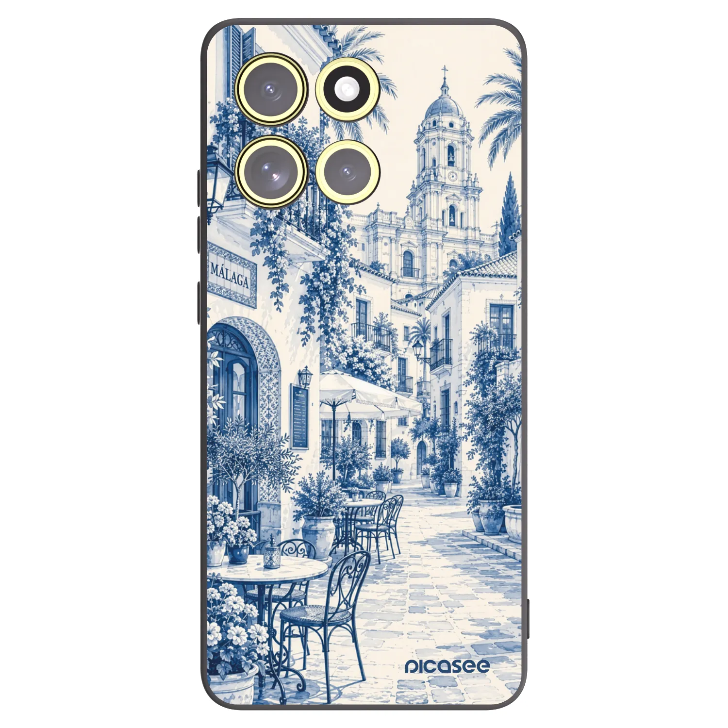 Picasee fekete szilikon tok az alábbi mobiltelefonokra Motorola Moto G86 5G - Calle Azul