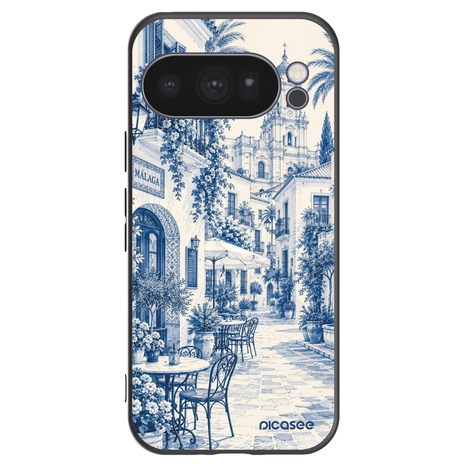 Picasee fekete szilikon tok az alábbi mobiltelefonokra Google Pixel 10 Pro - Calle Azul
