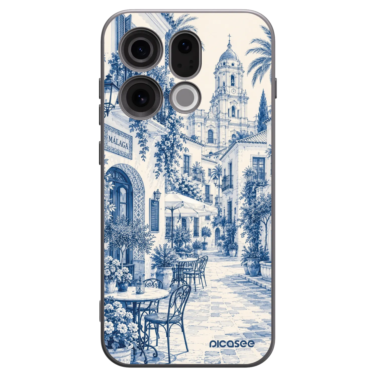 Picasee fekete szilikon tok az alábbi mobiltelefonokra OPPO Find X9 - Calle Azul