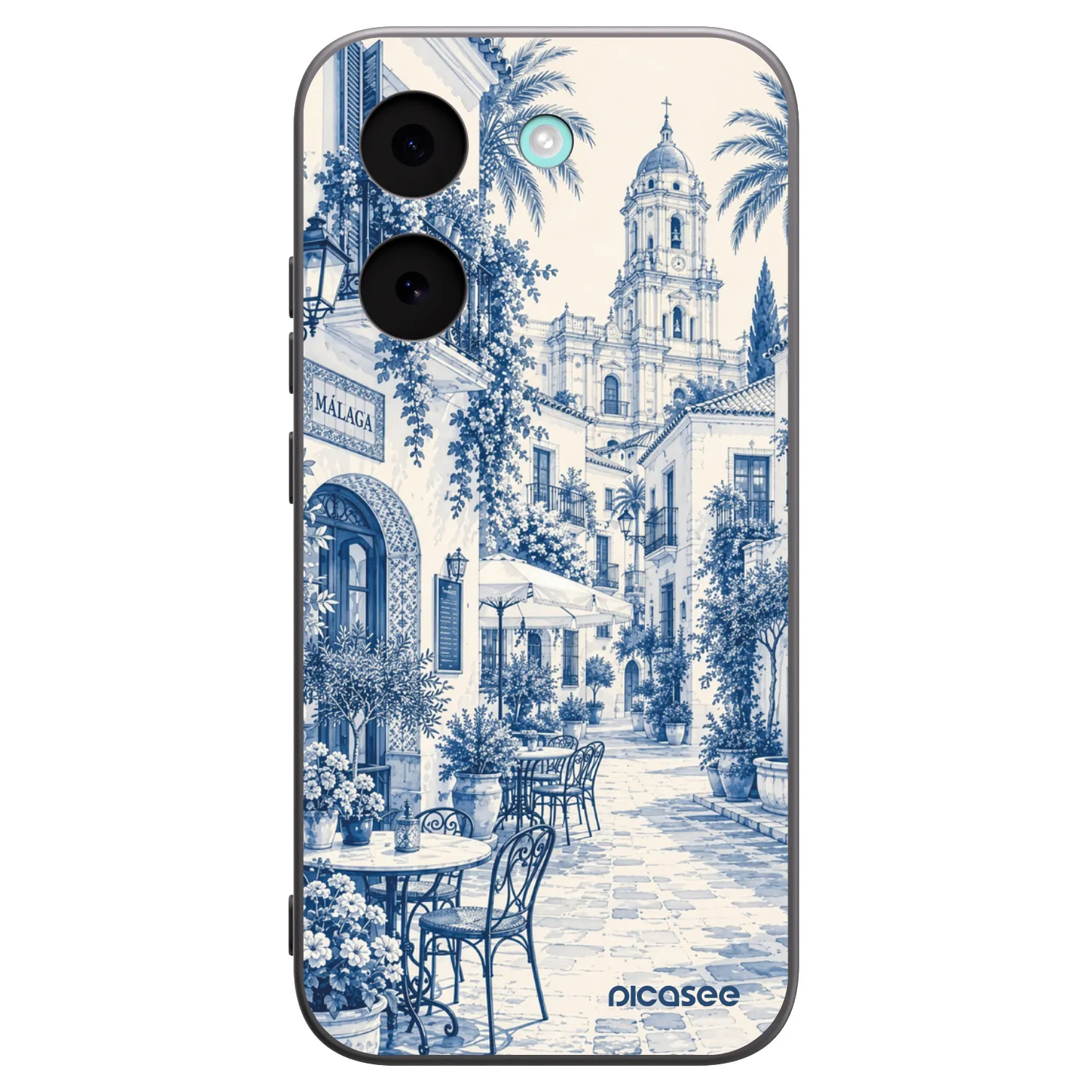 Picasee fekete szilikon tok az alábbi mobiltelefonokra Xiaomi Poco X8 Pro - Calle Azul