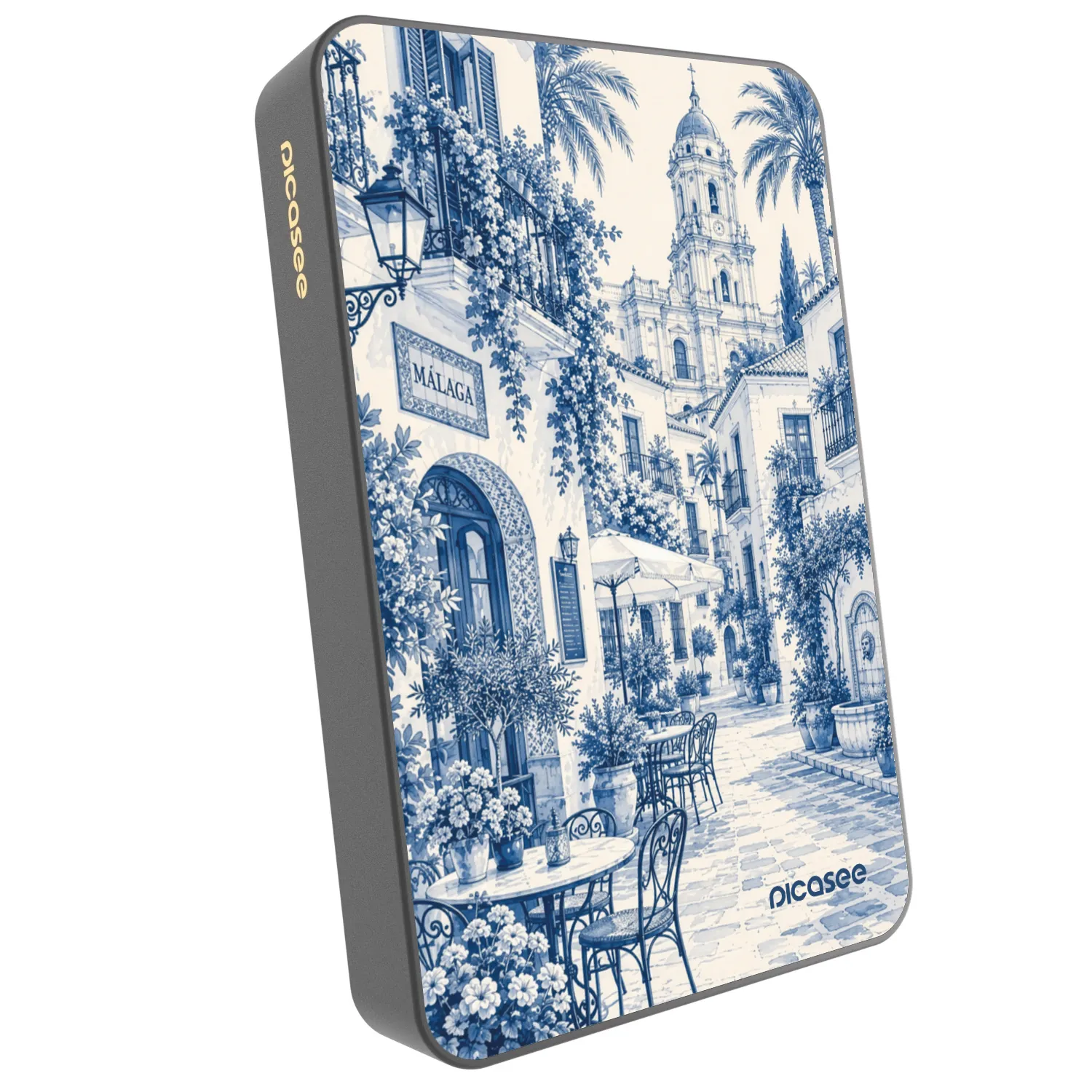 Picasee Powerbank MagSafe 10 000 mAh Szürke - Calle Azul
