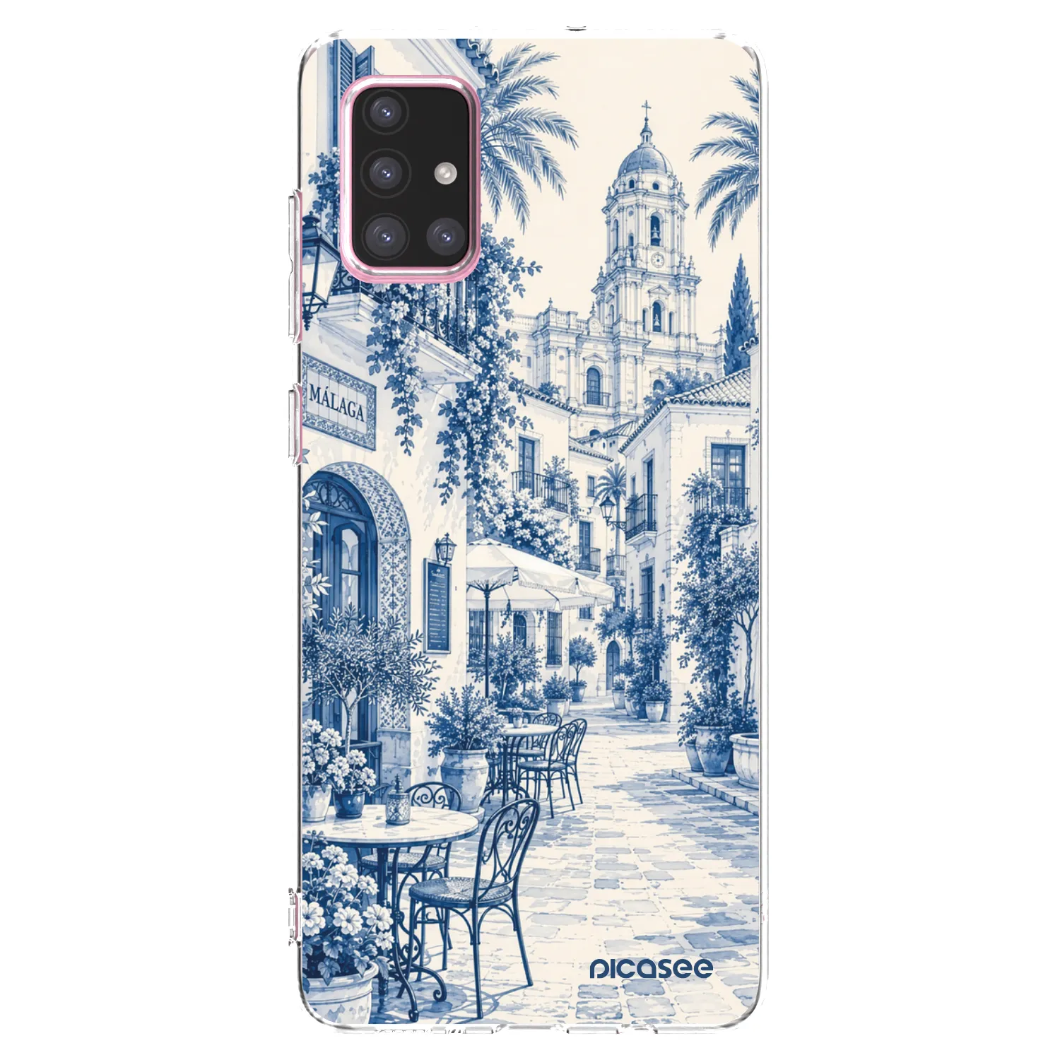Picasee átlátszó szilikon tok az alábbi mobiltelefonokra Samsung Galaxy A71 A715F - Calle Azul