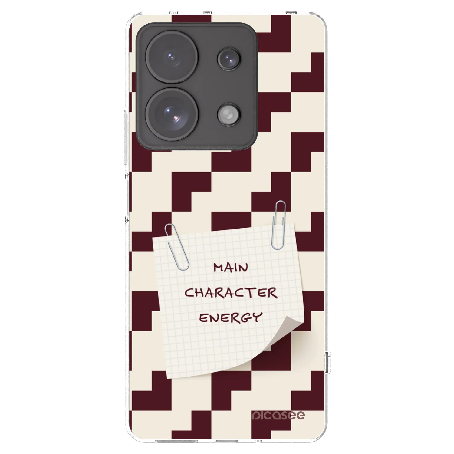 Picasee átlátszó szilikon tok az alábbi mobiltelefonokra Xiaomi Redmi Note 13 Pro 4G - Lead Role