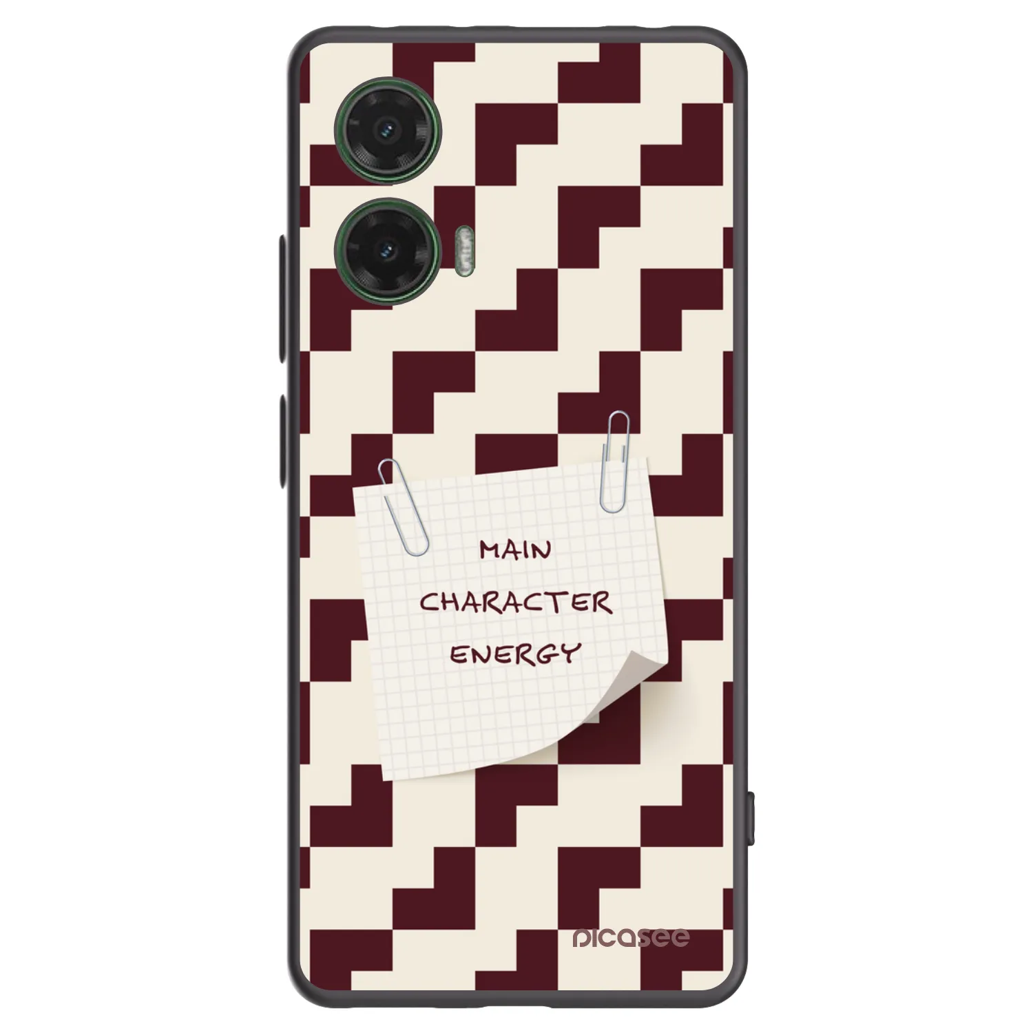 Picasee fekete szilikon tok az alábbi mobiltelefonokra Motorola Moto G35 5G - Lead Role
