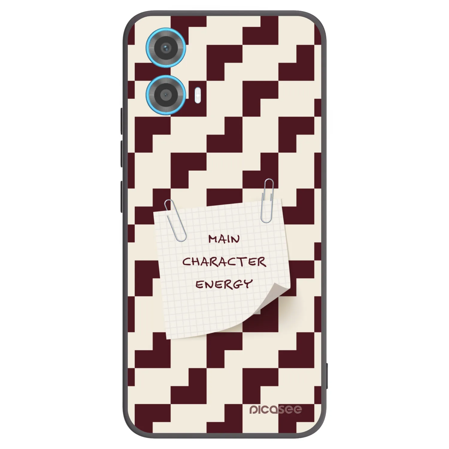 Picasee fekete szilikon tok az alábbi mobiltelefonokra Motorola Moto G34 5G - Lead Role