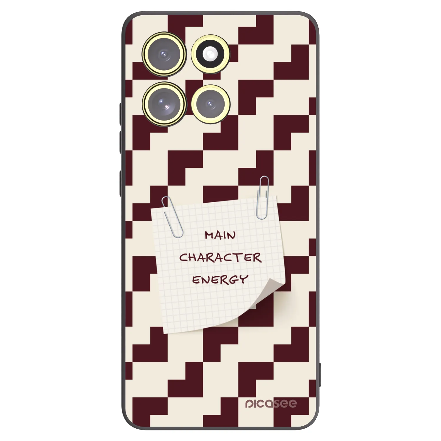 Picasee fekete szilikon tok az alábbi mobiltelefonokra Motorola Moto G86 5G - Lead Role