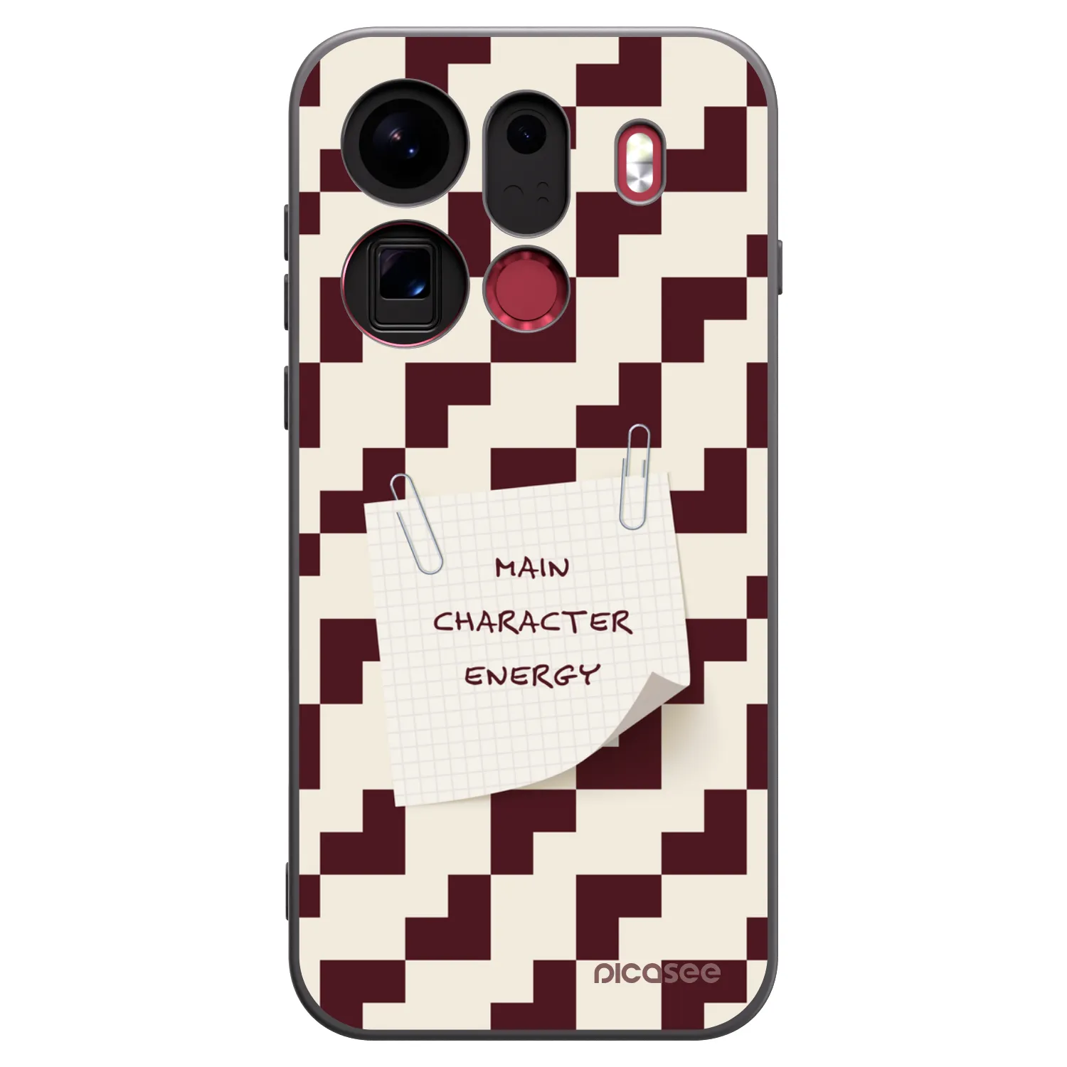 Picasee fekete szilikon tok az alábbi mobiltelefonokra OPPO Find X9 Pro - Lead Role