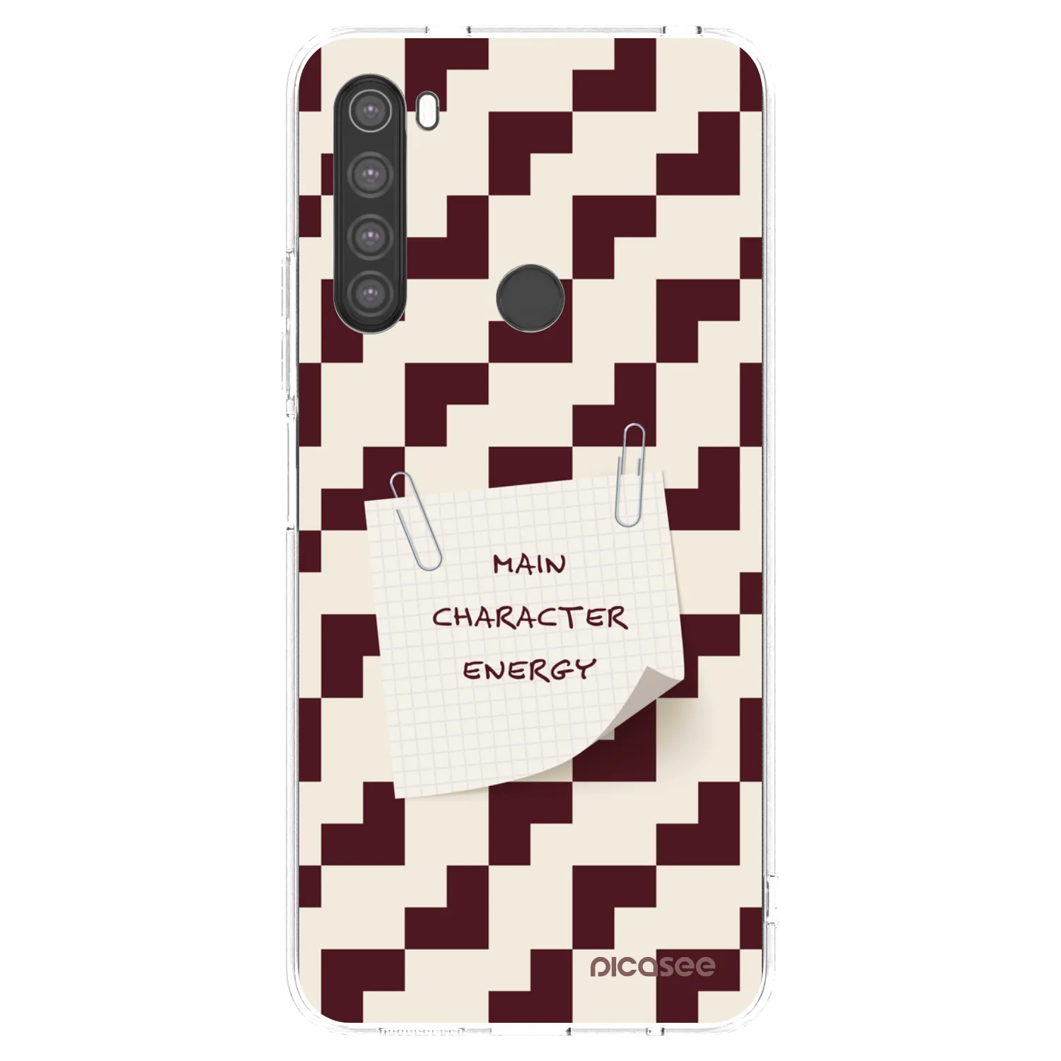 Picasee átlátszó szilikon tok az alábbi mobiltelefonokra Xiaomi Redmi Note 8 - Lead Role