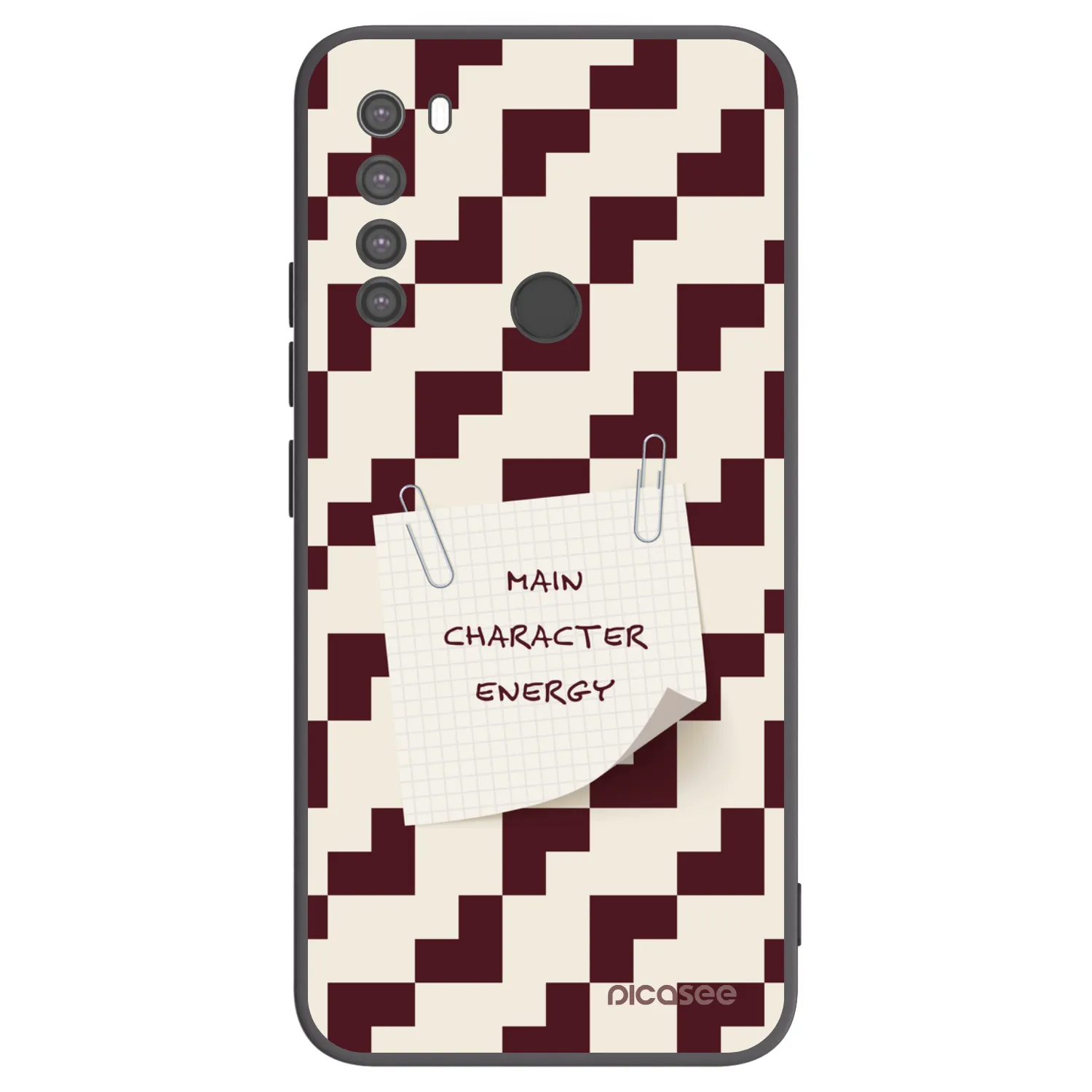 Picasee fekete szilikon tok az alábbi mobiltelefonokra Xiaomi Redmi Note 8 - Lead Role