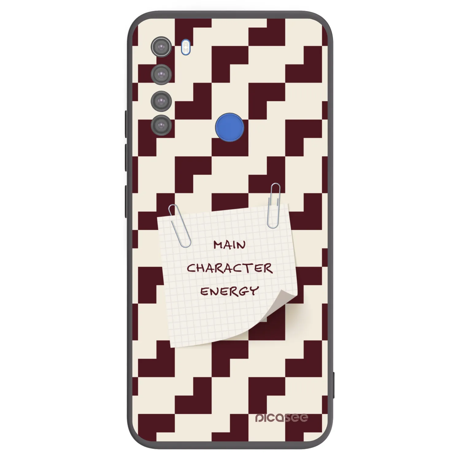 Picasee fekete szilikon tok az alábbi mobiltelefonokra Xiaomi Redmi Note 8T - Lead Role