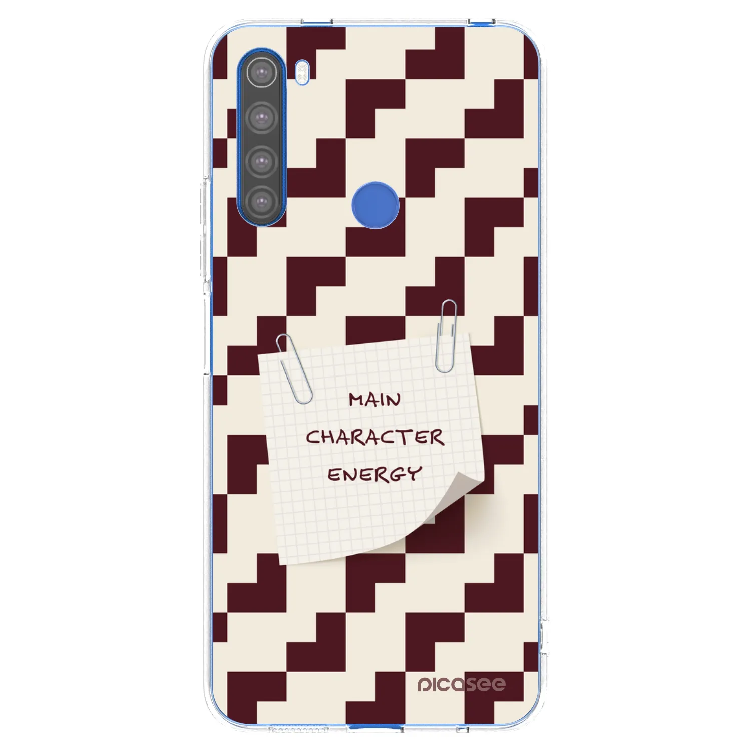 Picasee átlátszó szilikon tok az alábbi mobiltelefonokra Xiaomi Redmi Note 8T - Lead Role