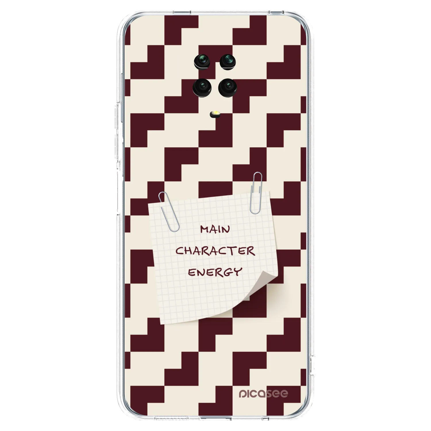 Picasee átlátszó szilikon tok az alábbi mobiltelefonokra Xiaomi Redmi Note 9S - Lead Role