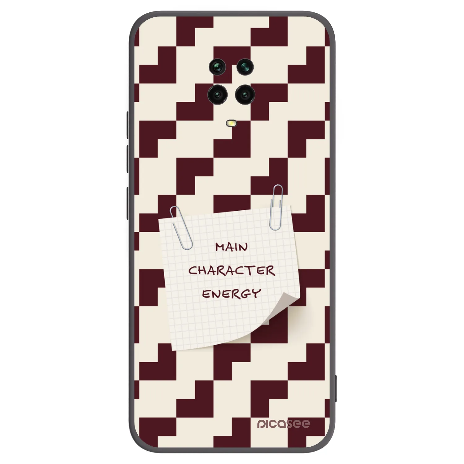 Picasee fekete szilikon tok az alábbi mobiltelefonokra Xiaomi Redmi Note 9S - Lead Role