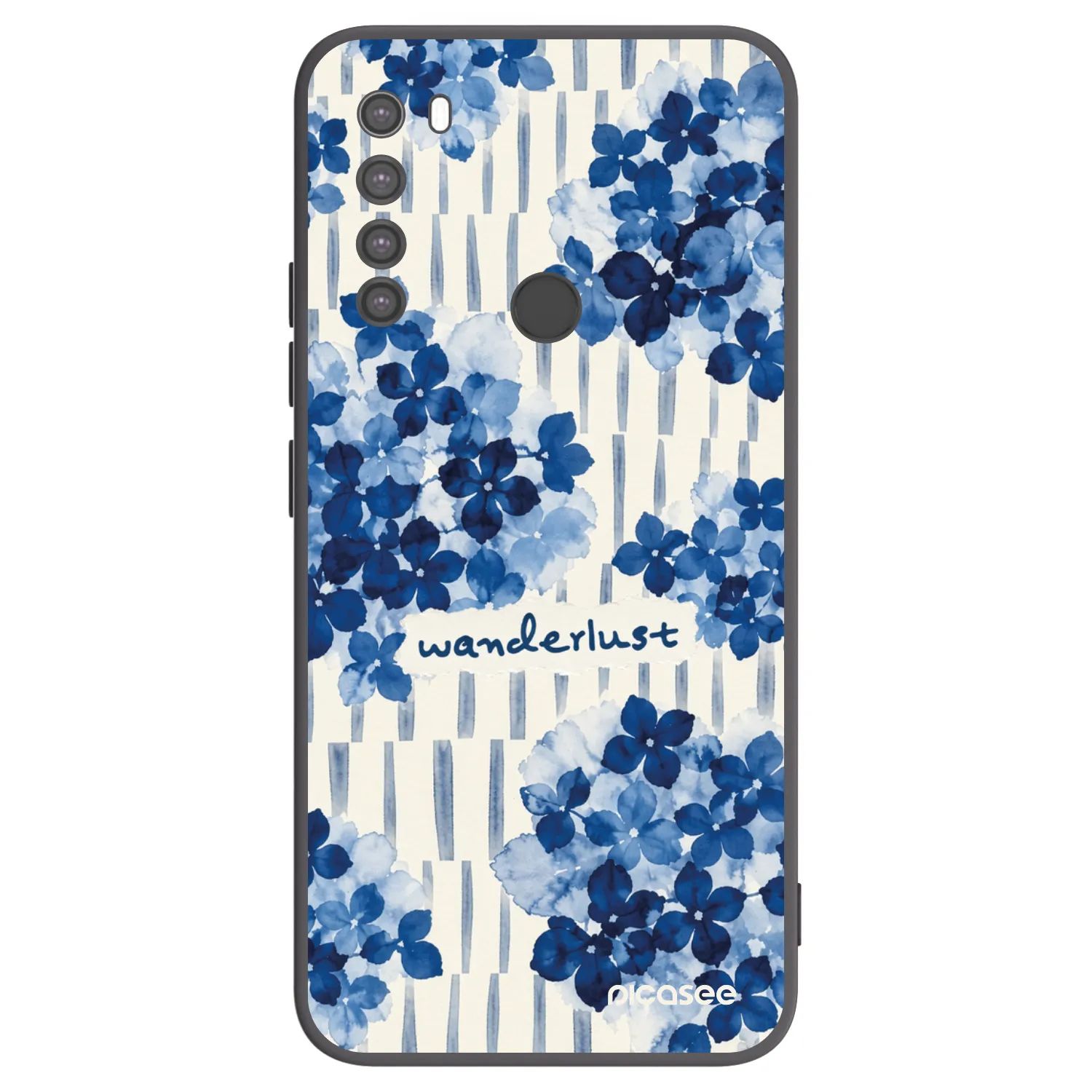 Picasee fekete szilikon tok az alábbi mobiltelefonokra Xiaomi Redmi Note 8 - Azorea