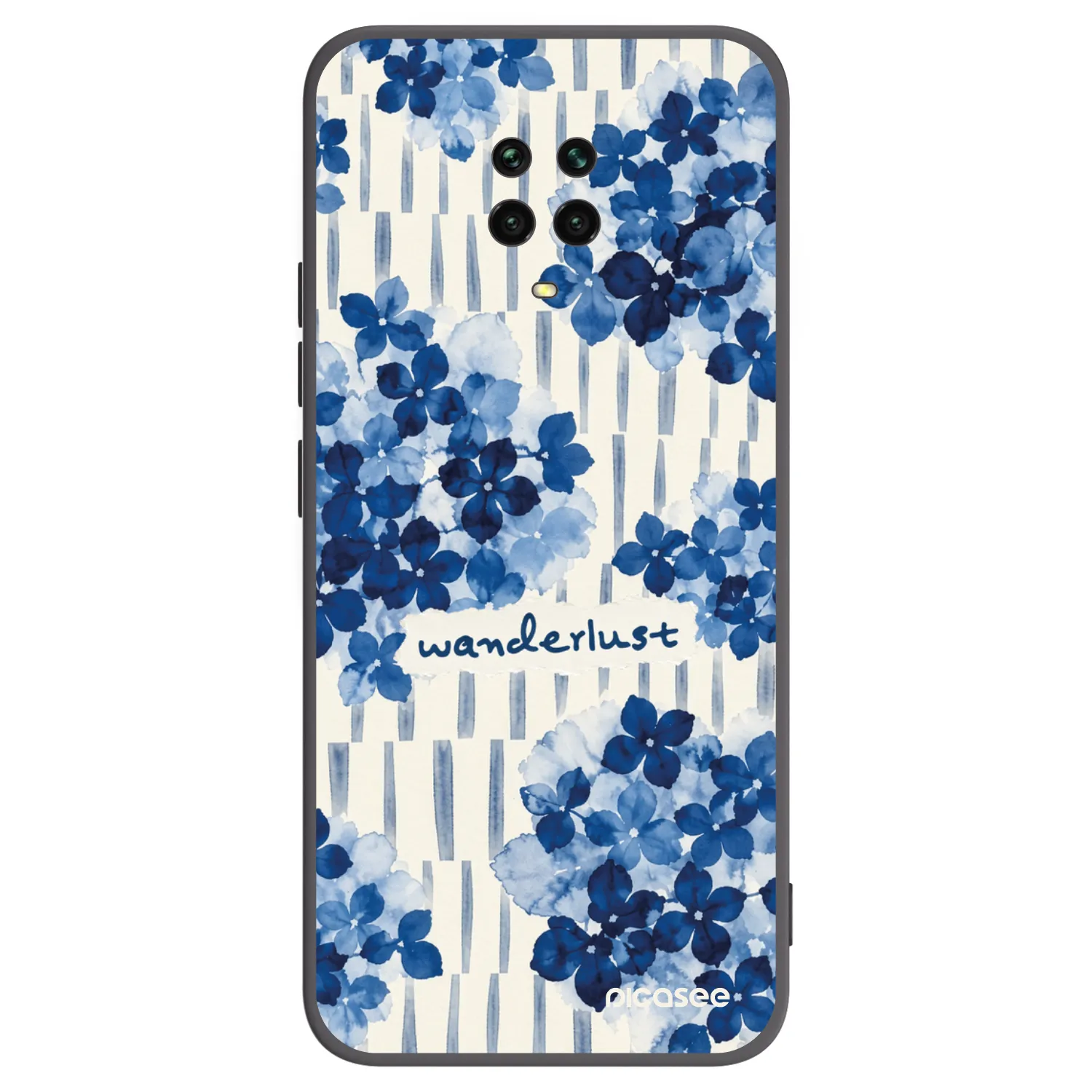 Picasee fekete szilikon tok az alábbi mobiltelefonokra Xiaomi Redmi Note 9S - Azorea