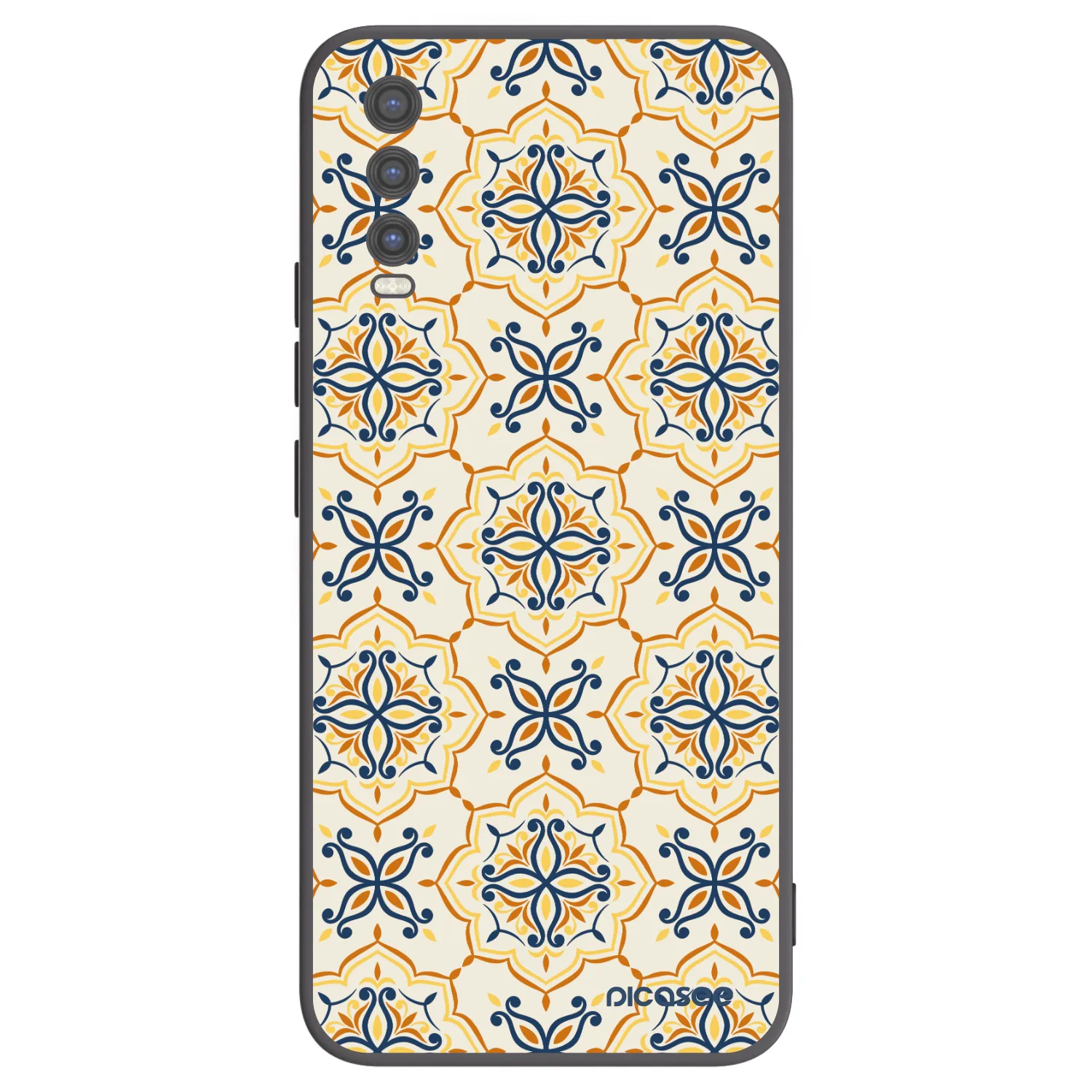 Picasee fekete szilikon tok az alábbi mobiltelefonokra Vivo Y20s - Majolica