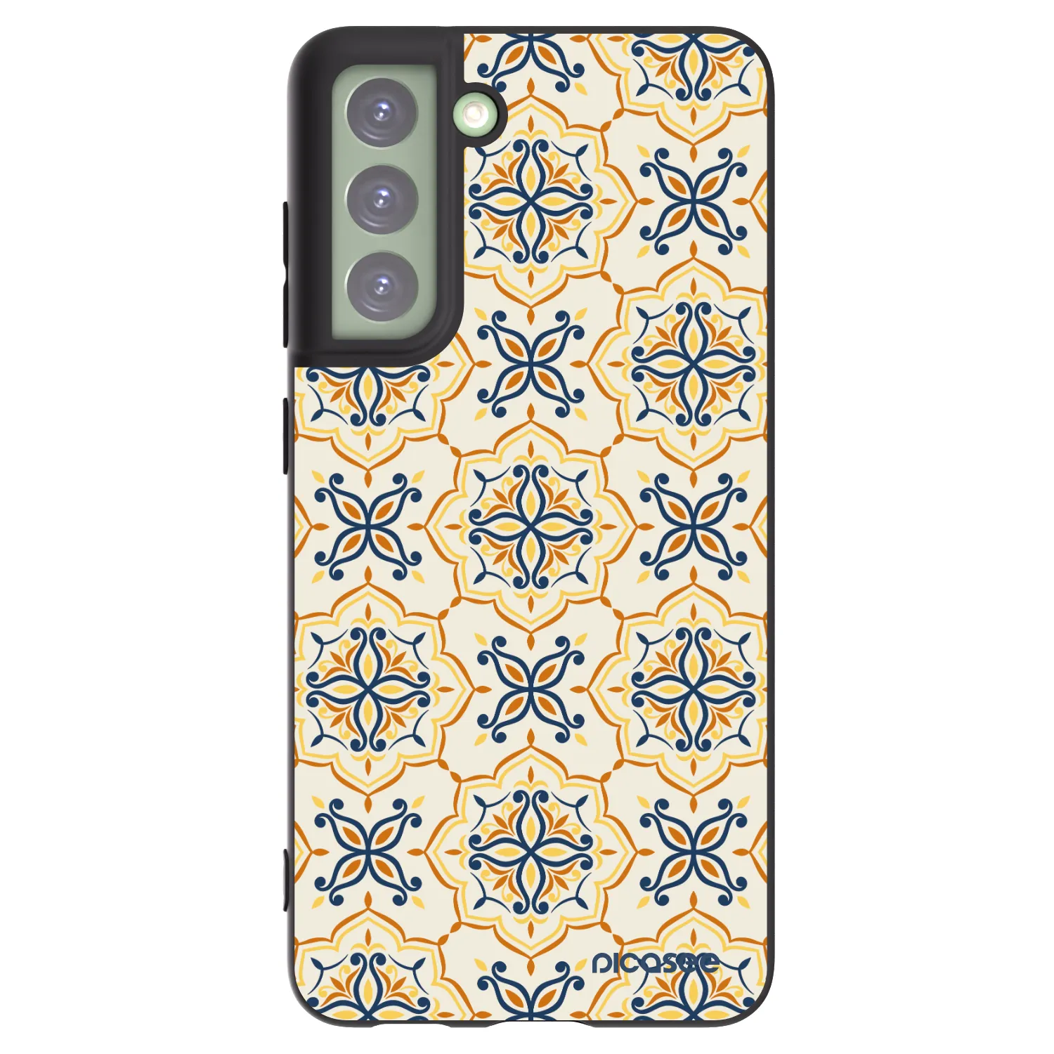 Picasee fekete szilikon tok az alábbi mobiltelefonokra Samsung Galaxy S21 FE 5G - Majolica