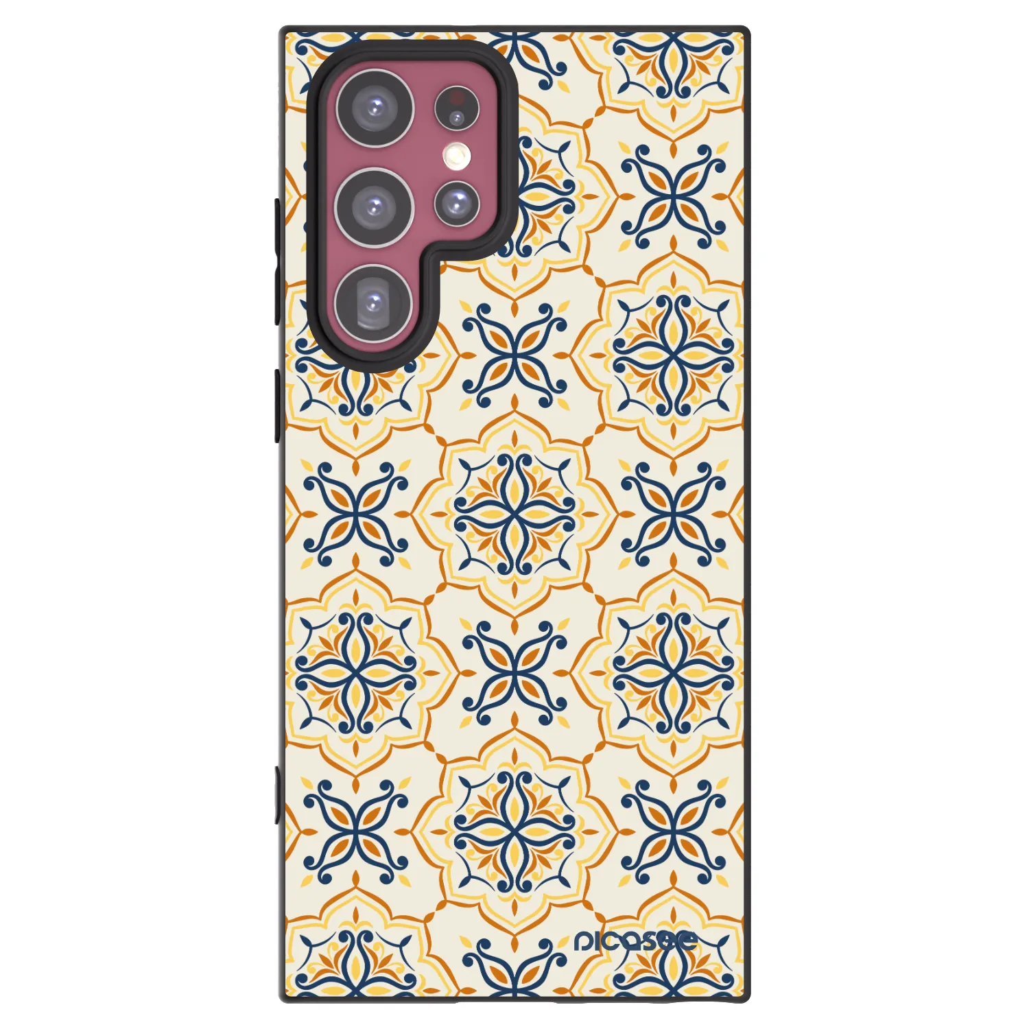Picasee fekete szilikon tok az alábbi mobiltelefonokra Samsung Galaxy S22 Ultra 5G - Majolica
