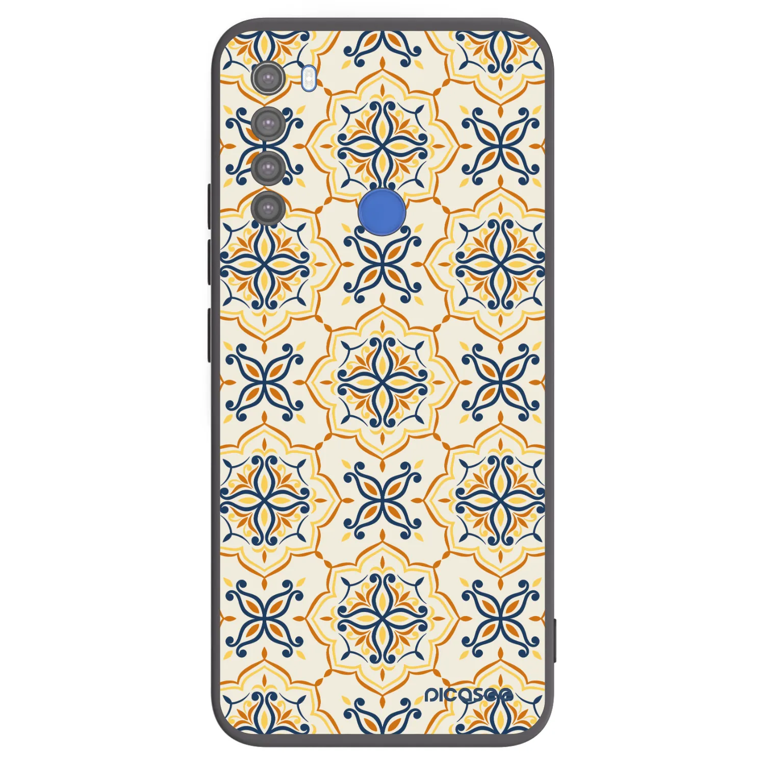 Picasee fekete szilikon tok az alábbi mobiltelefonokra Xiaomi Redmi Note 8T - Majolica