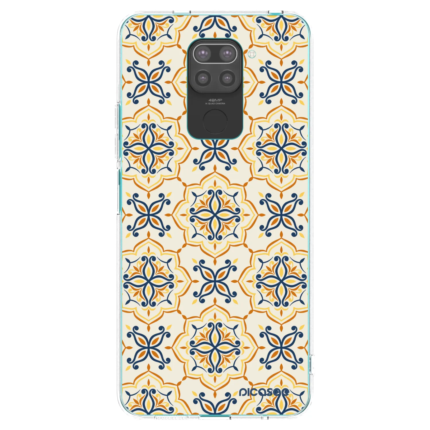 Picasee fekete szilikon tok az alábbi mobiltelefonokra Xiaomi Redmi Note 9 - Majolica